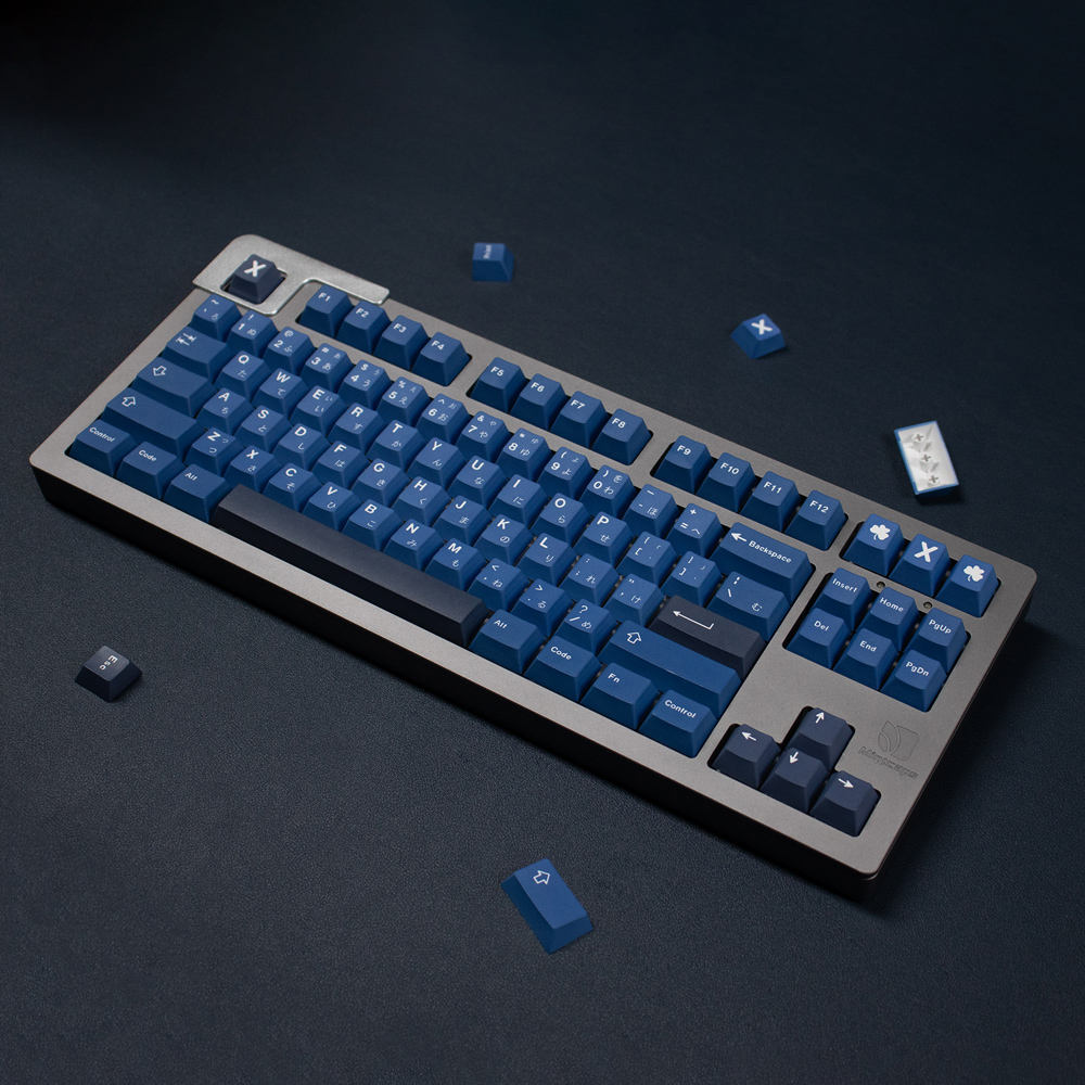 Keycap Mintcaps Cherry Striker - PBT Doubleshot - 129 nút - Song ngữ