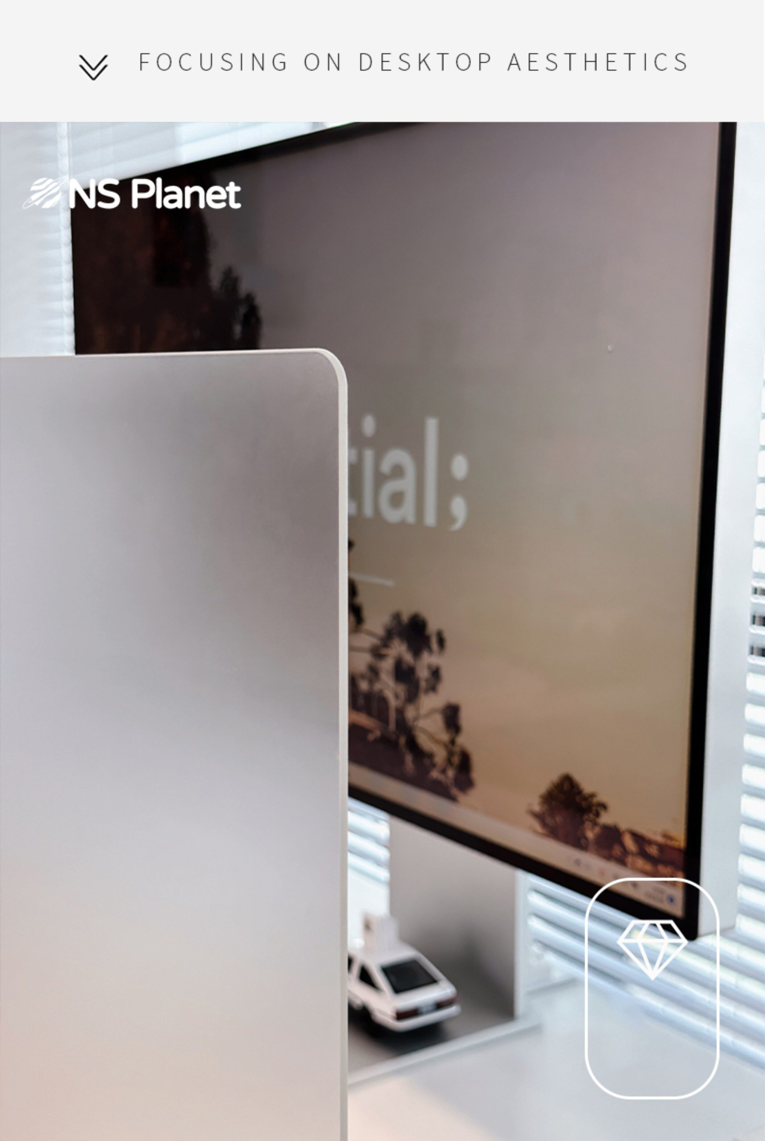 Pad Chuột NS Planet Vải Sợi Thủy Tinh Trơn