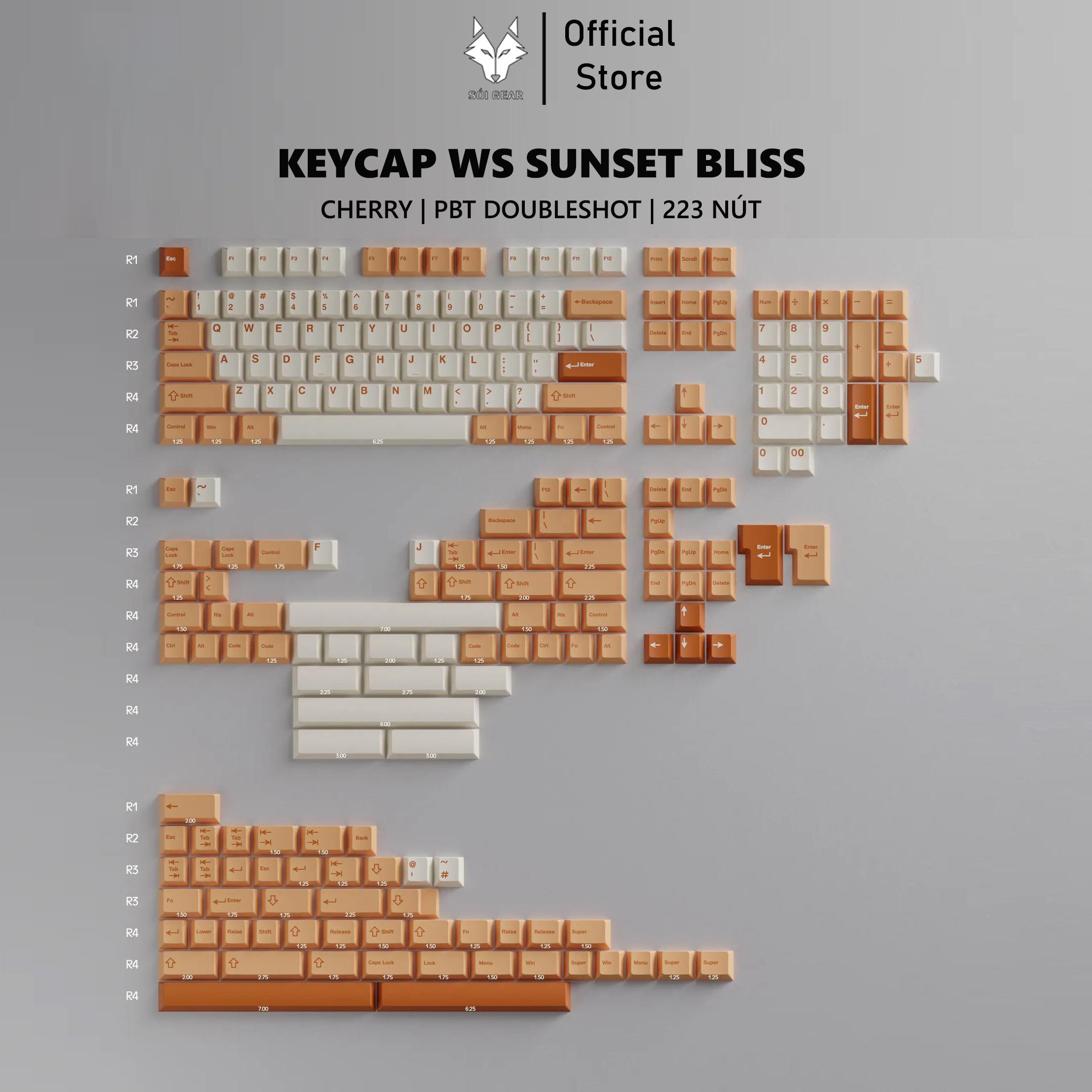 Keycap WS Sunset Bliss