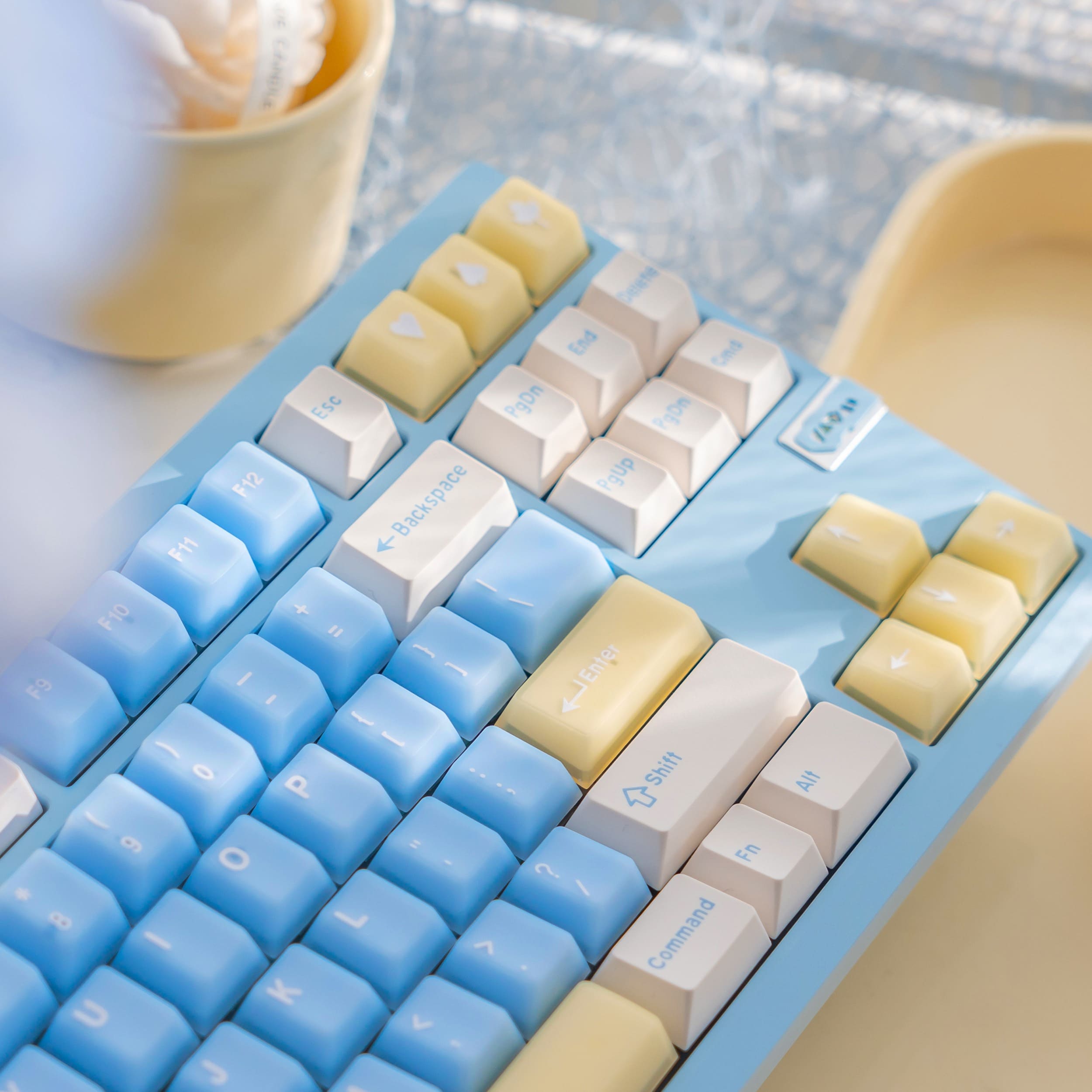Keycap Cherry Sea Salt PC + PBT Mintcaps
