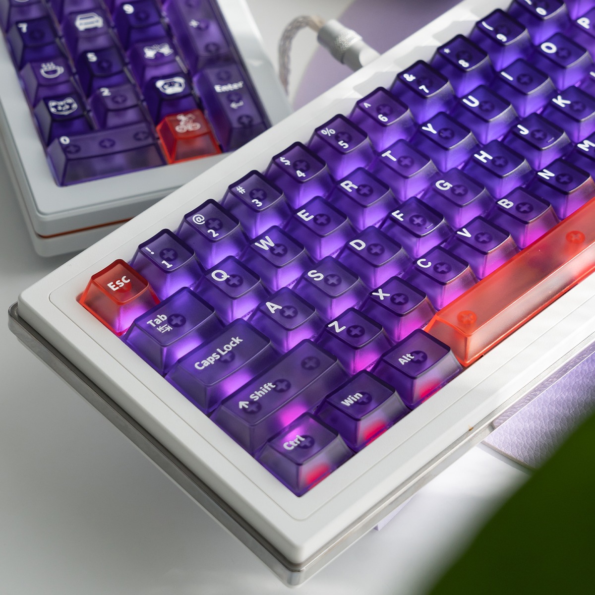 Keycap Cherry Morning C Evening A PC Xuyên led