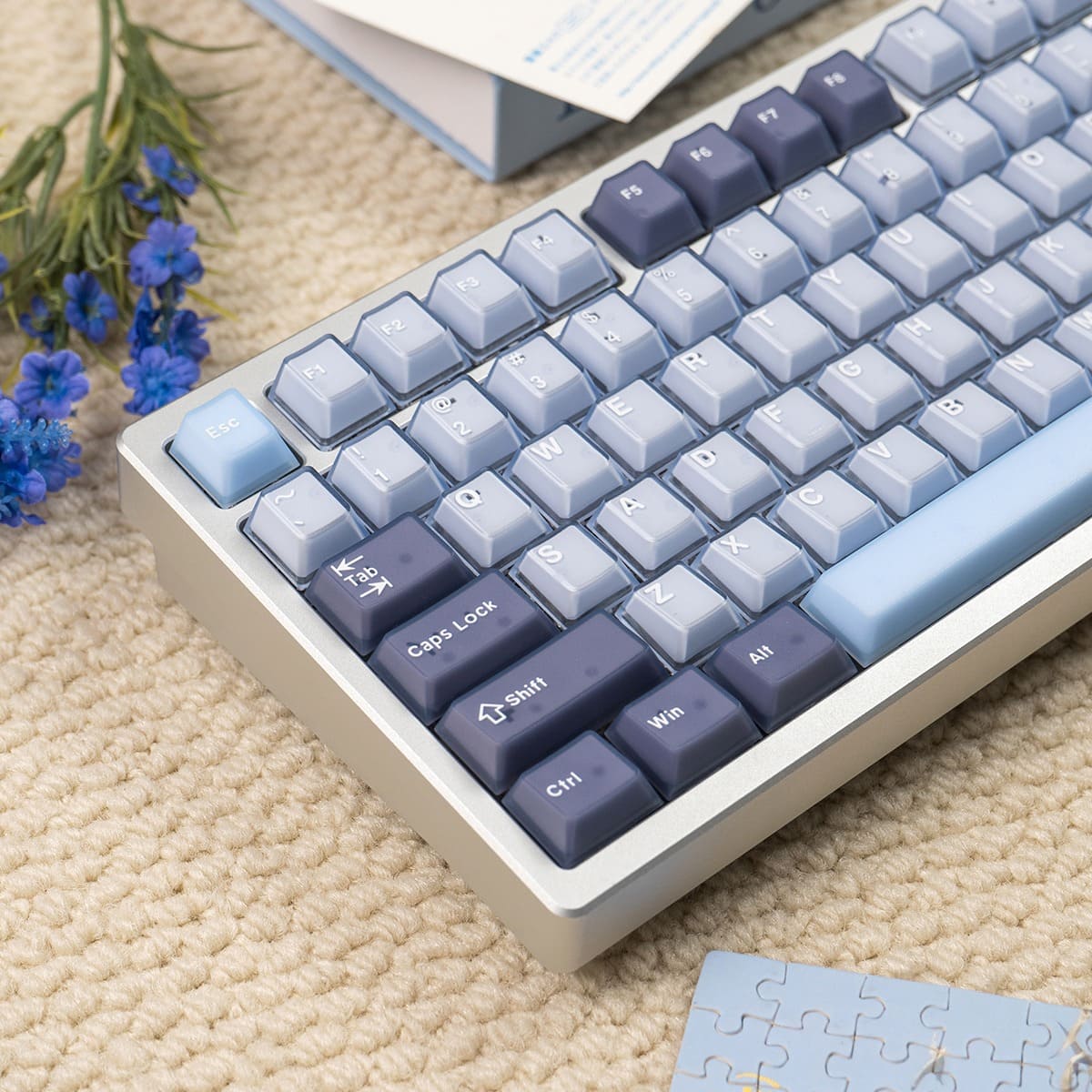 Keycap Cherry Bubble PC + PBT Mintcaps