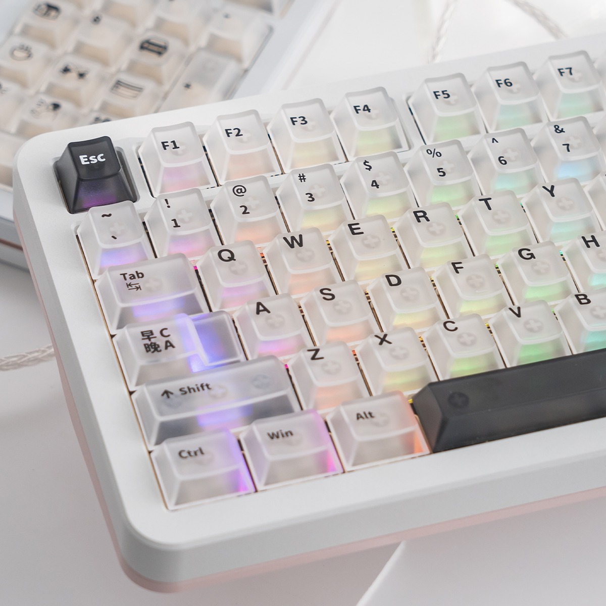 Keycap Cherry Morning C Evening A PC Xuyên led
