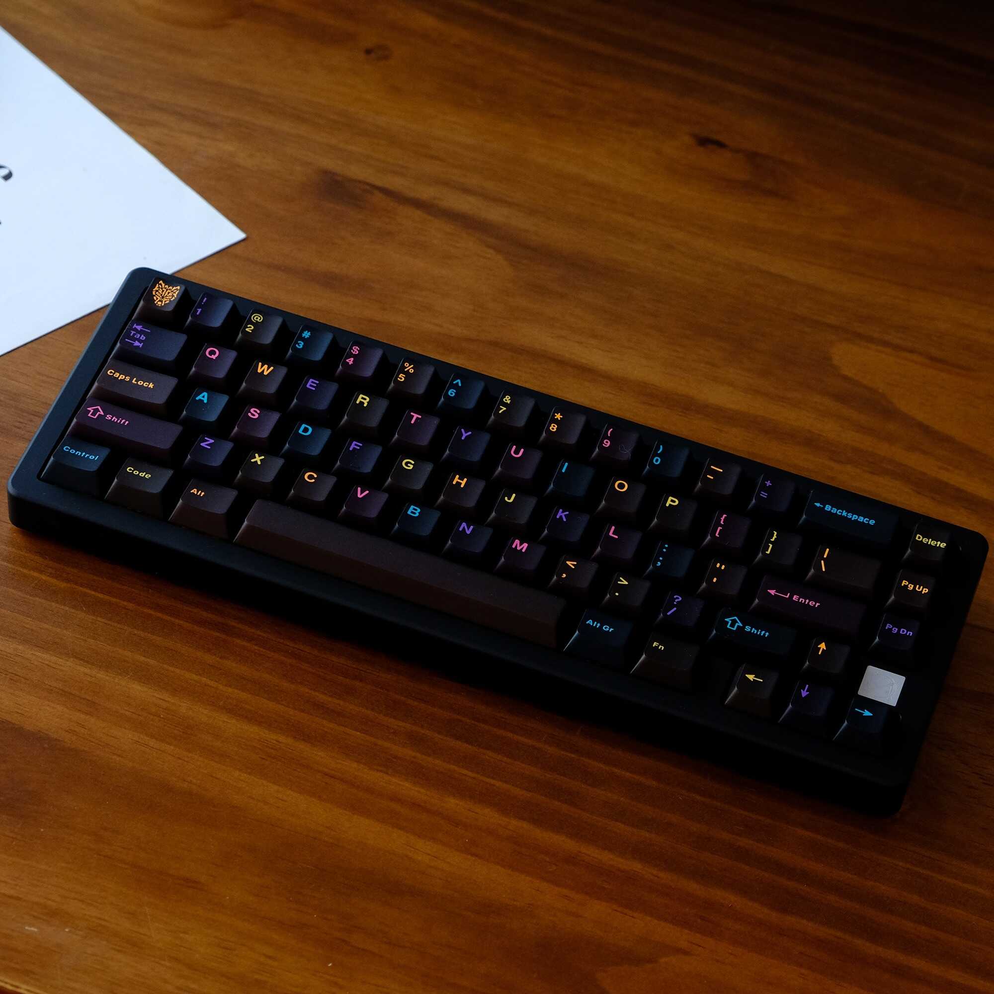 Keycap Cherry Aifei Two color Semi-Transparent Underground + 16 color caps ABS Doubleshot