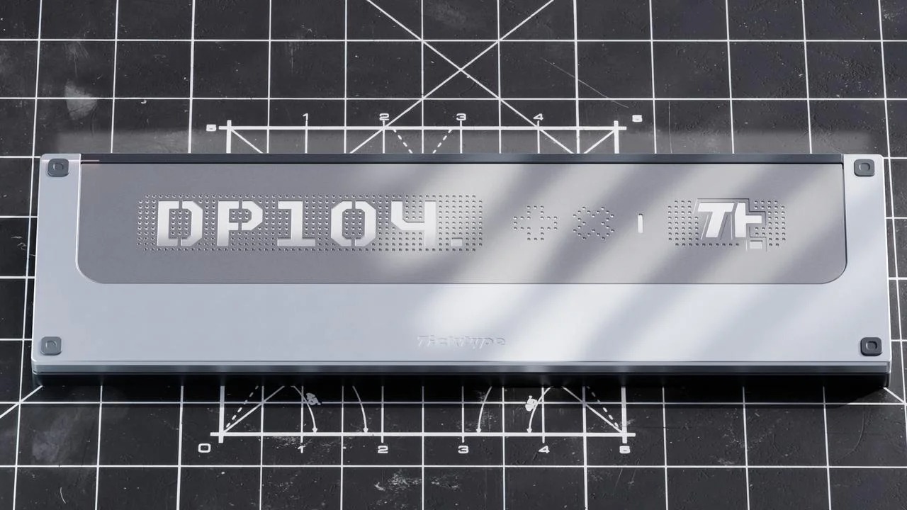 [GB] TICKTYPE DP104 FULL SIZE KEYBOARD KIT