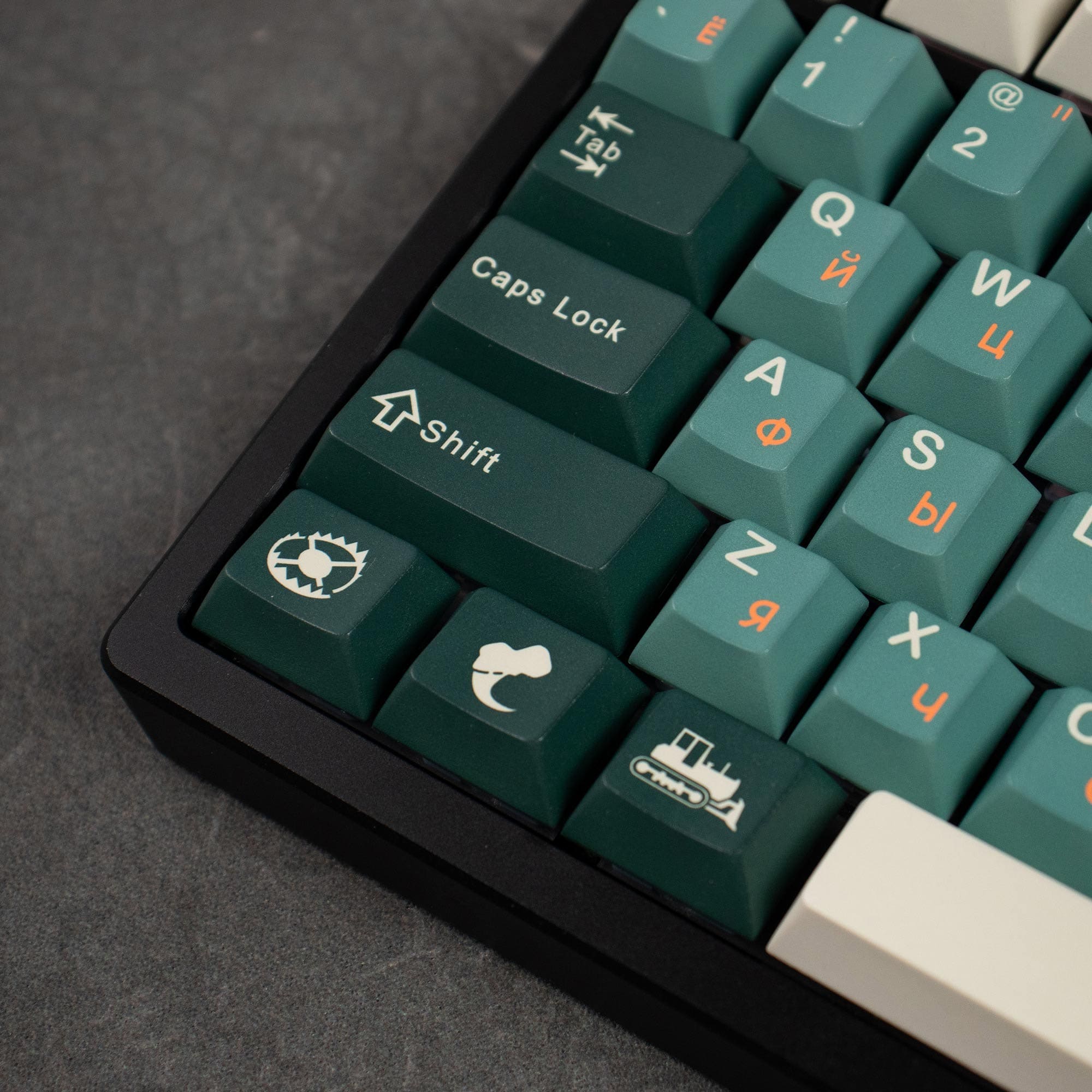Keycap Cherry Mintcaps Silent Forest PBT Dyesub