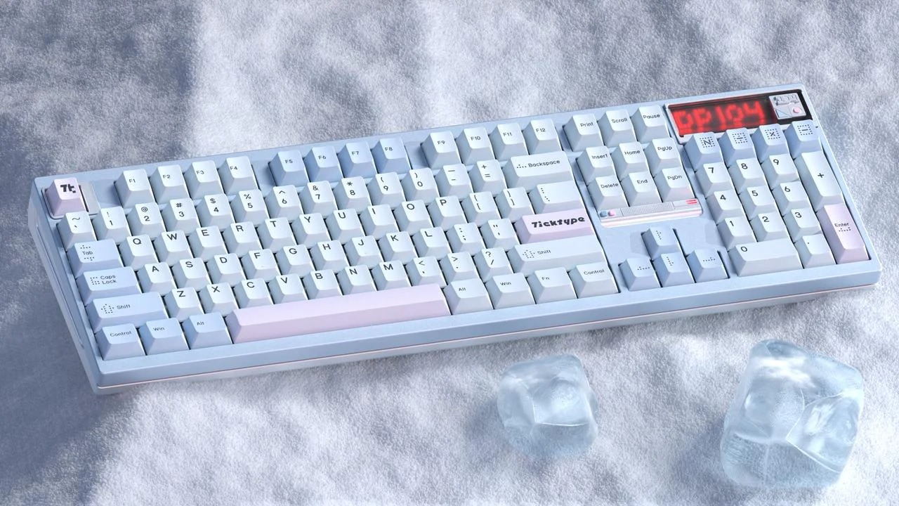 [GB] TICKTYPE DP104 FULL SIZE KEYBOARD KIT