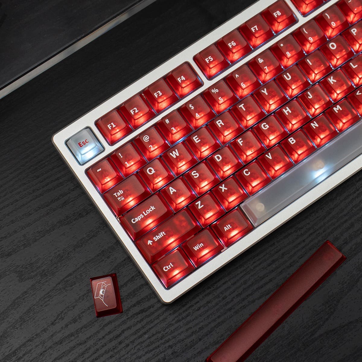 Keycap Cherry Morning C Evening A PC Xuyên led