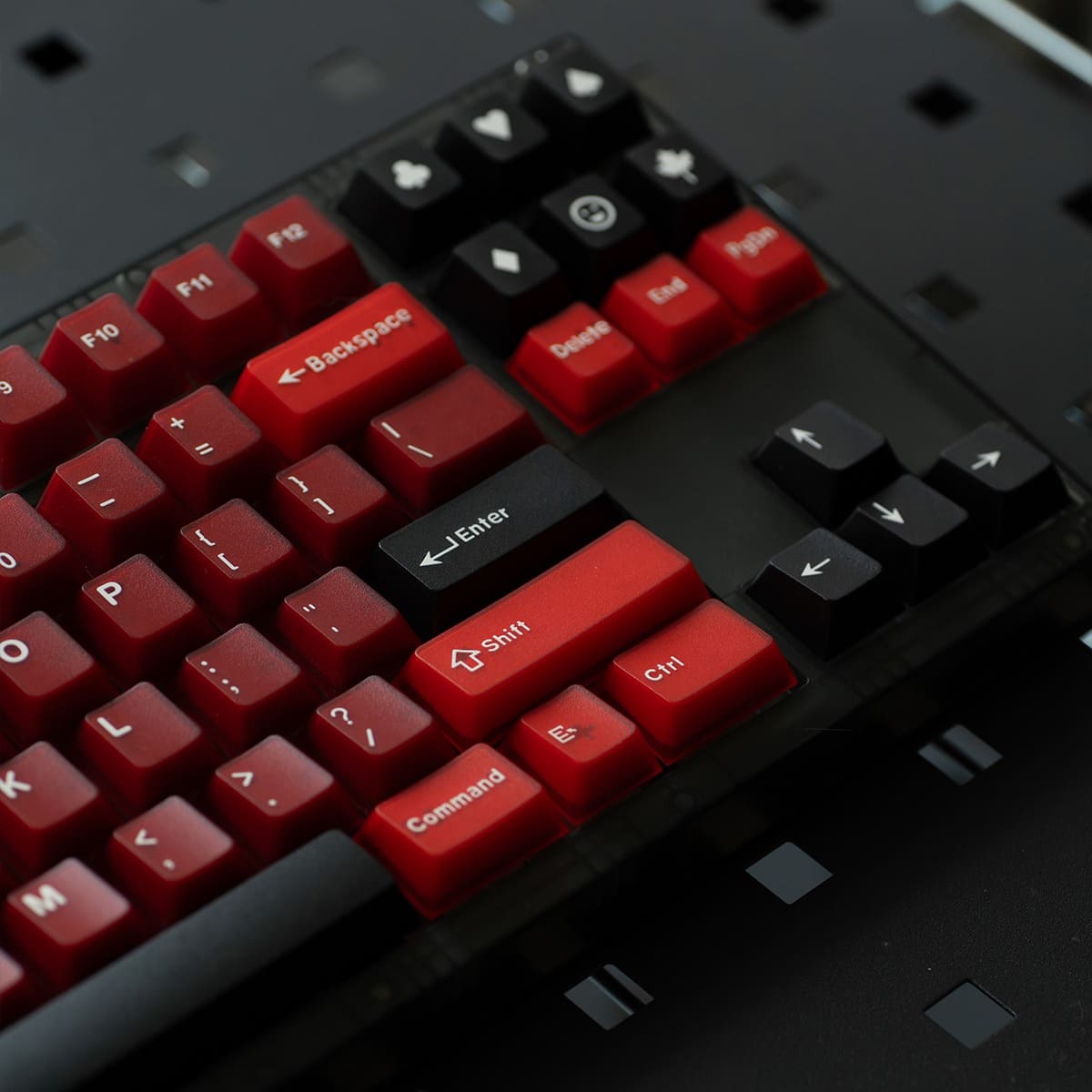 Keycap Cherry Bordeaux PC + PBT Mintcaps