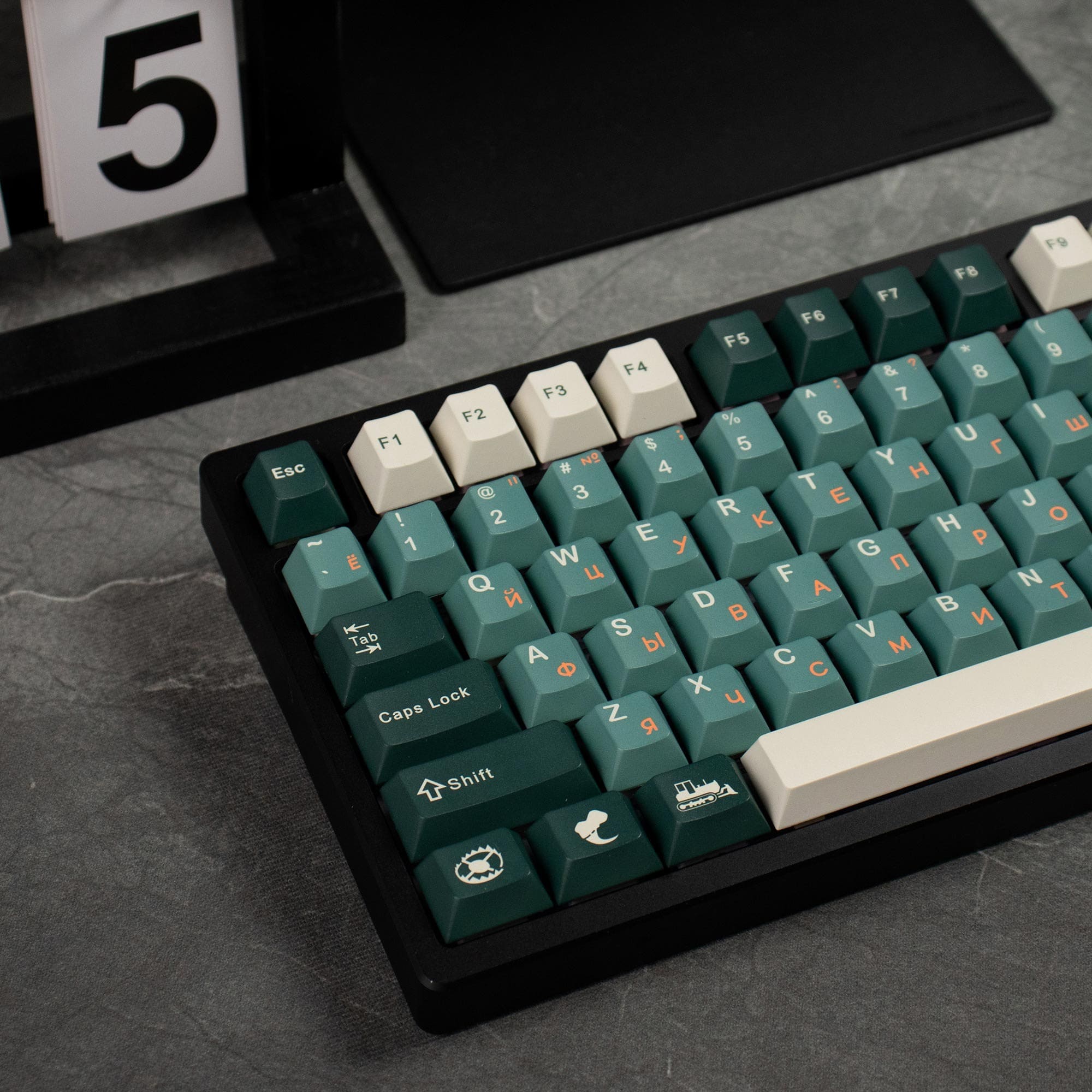 Keycap Cherry Mintcaps Silent Forest PBT Dyesub