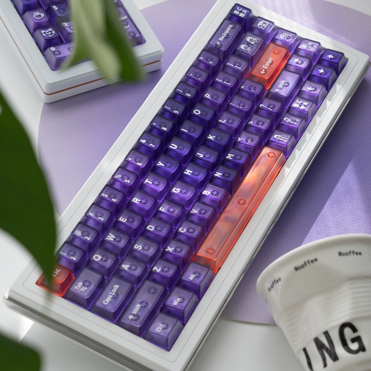Keycap Cherry Morning C Evening A PC Xuyên led