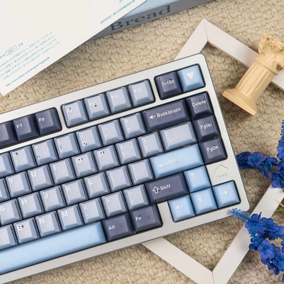 Keycap Cherry Bubble PC + PBT Mintcaps