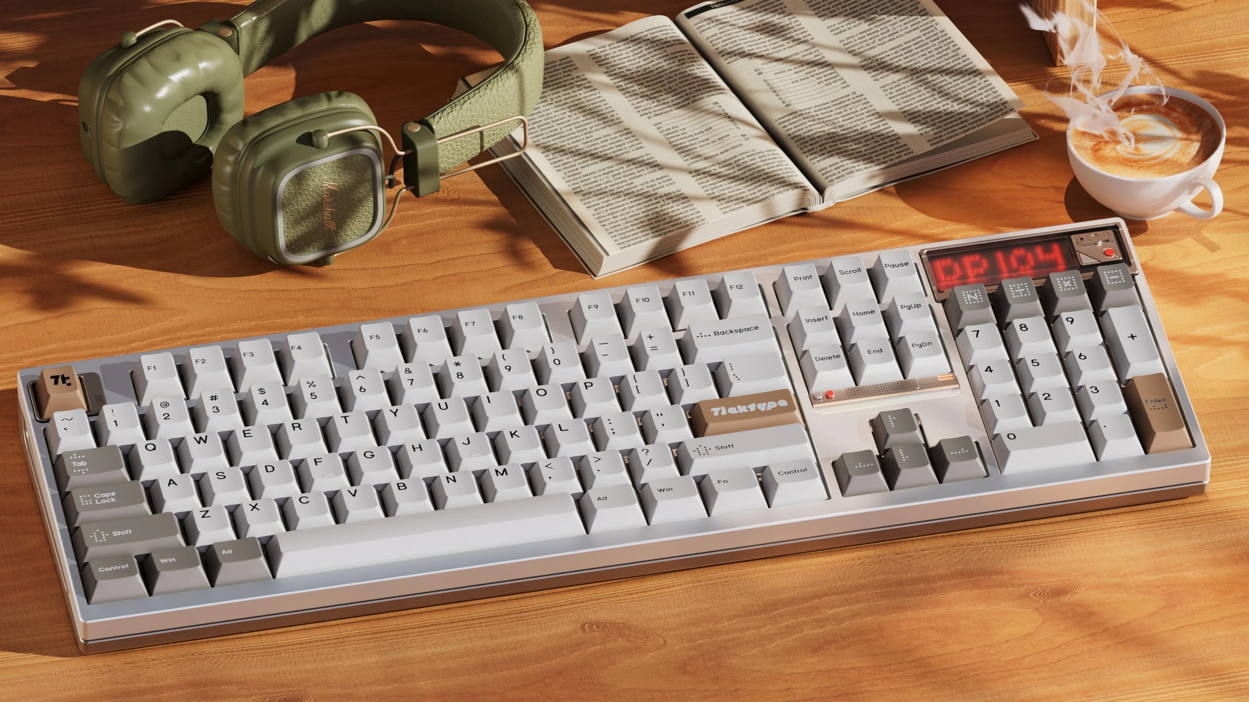 [GB] TICKTYPE DP104 FULL SIZE KEYBOARD KIT