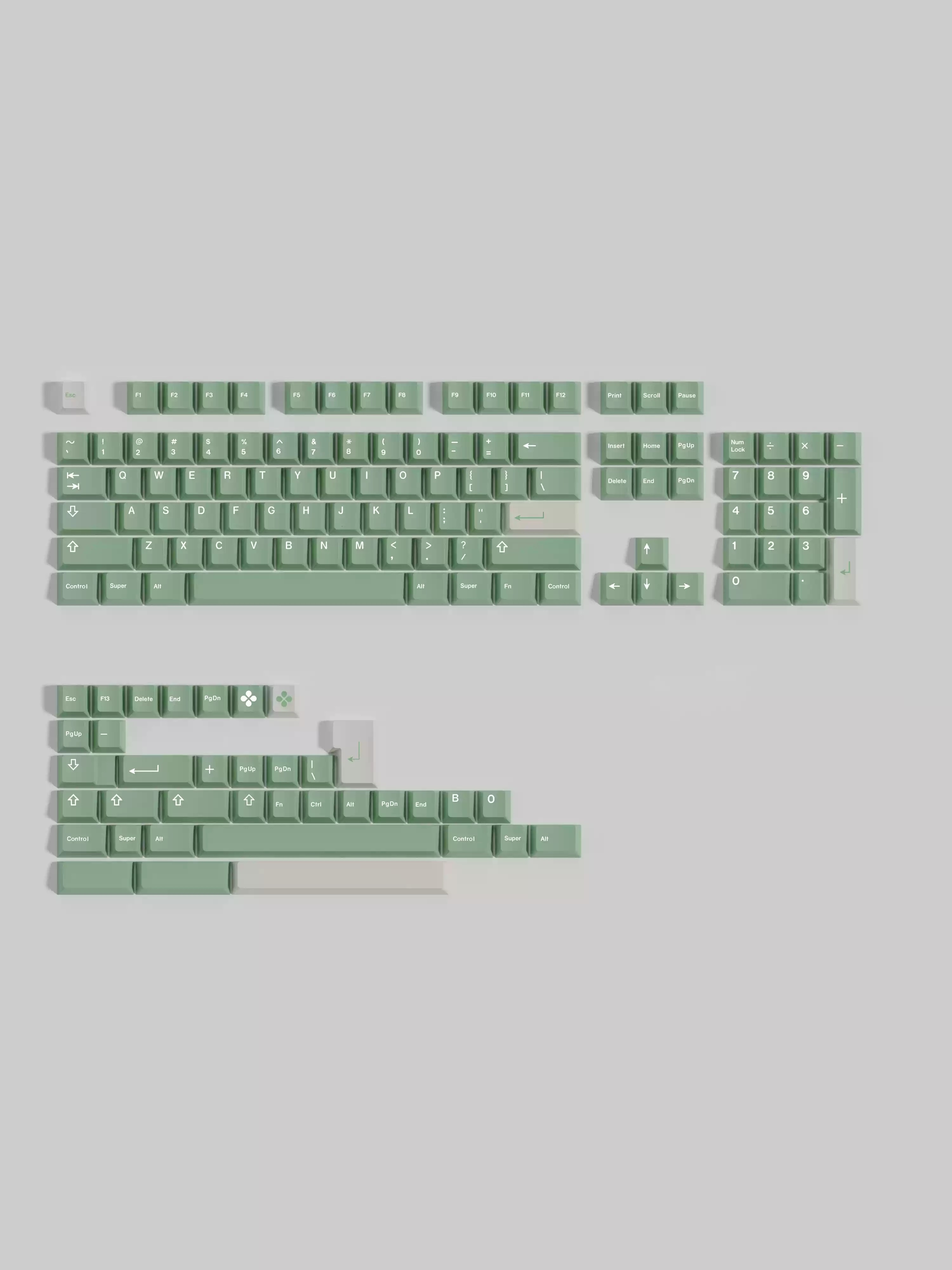 Keycap Walker Cherry Dandy Green PBT dyesub