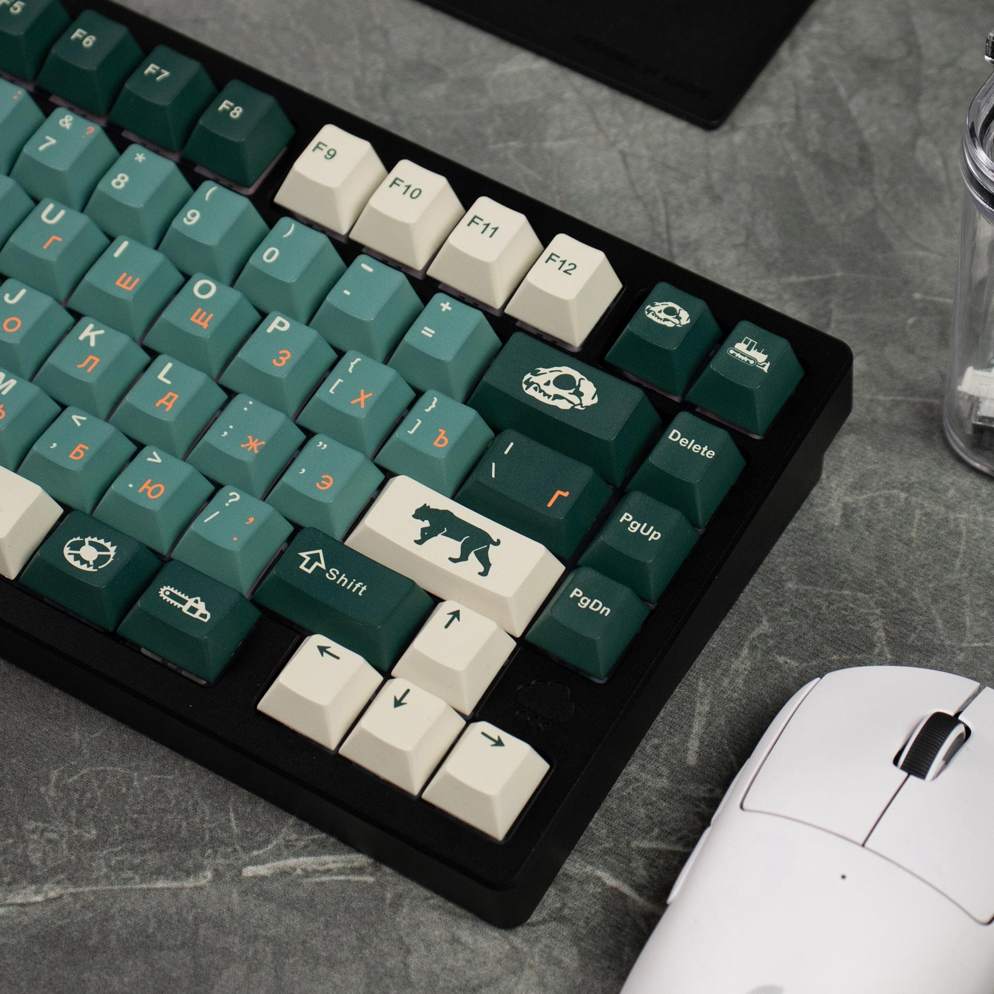Keycap Cherry Mintcaps Silent Forest PBT Dyesub