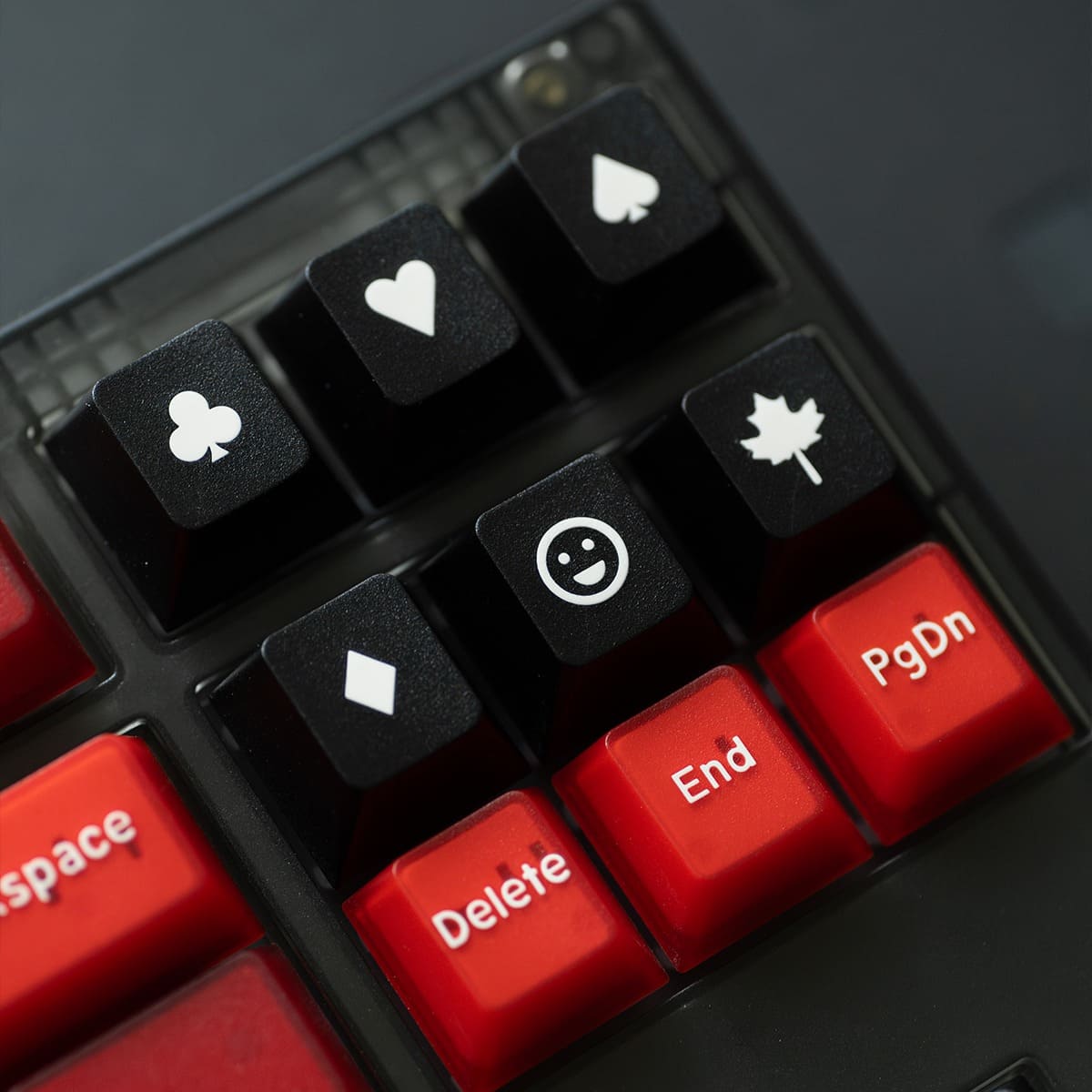 Keycap Cherry Bordeaux PC + PBT Mintcaps