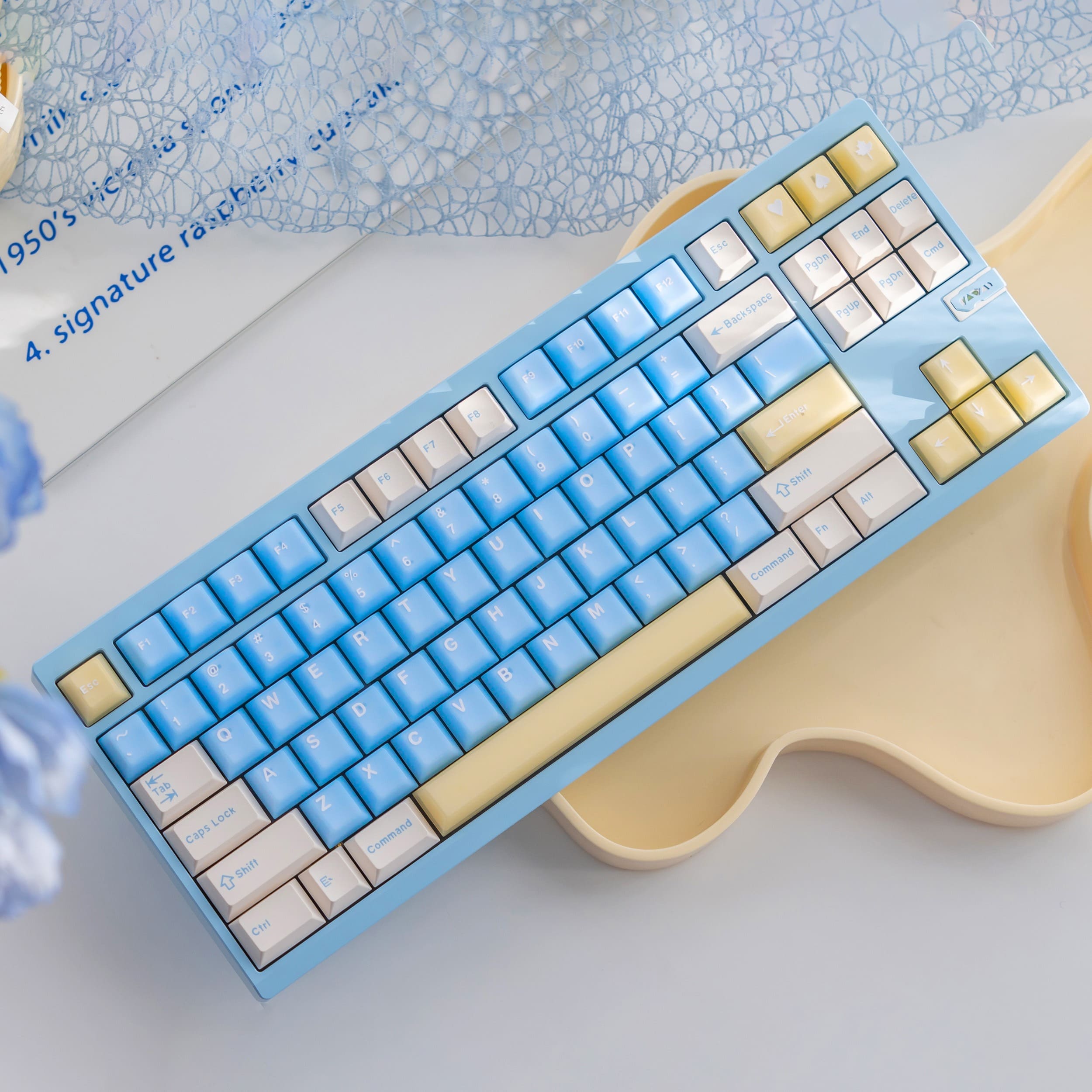 Keycap Cherry Sea Salt PC + PBT Mintcaps