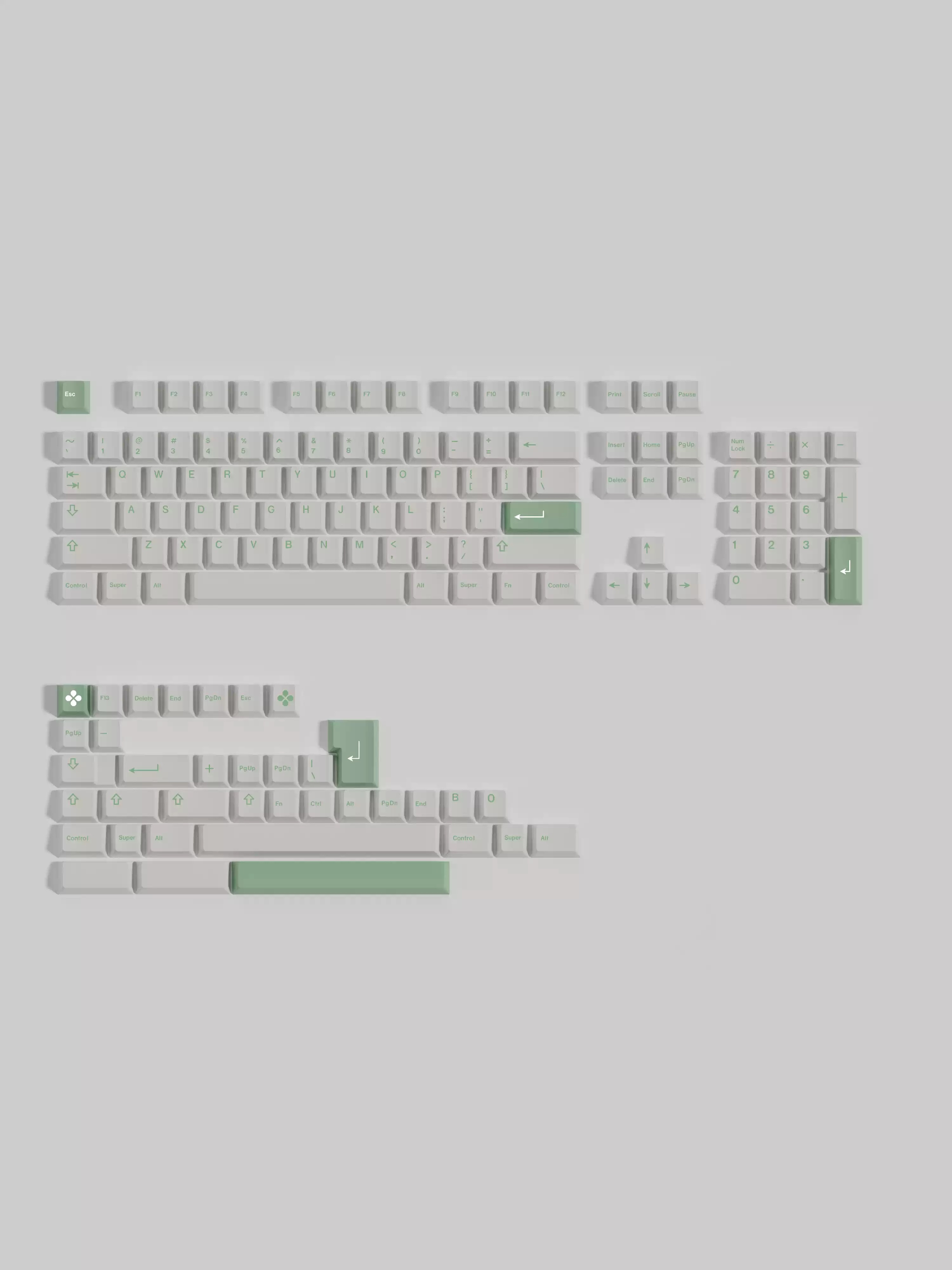 Keycap Walker Cherry Dandy White PBT dyesub