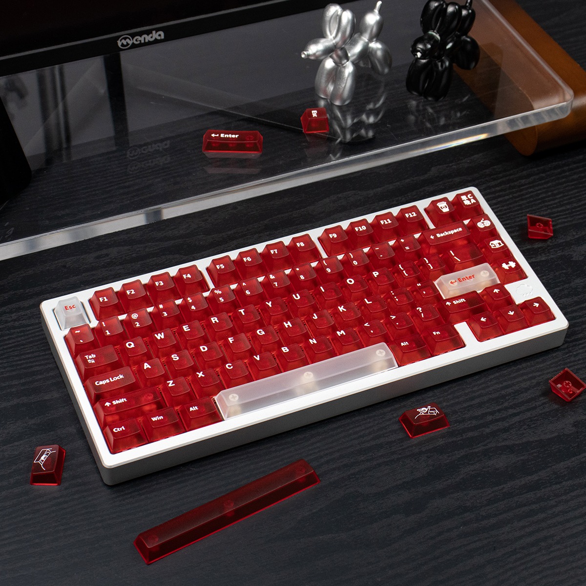 Keycap Cherry Morning C Evening A PC Xuyên led