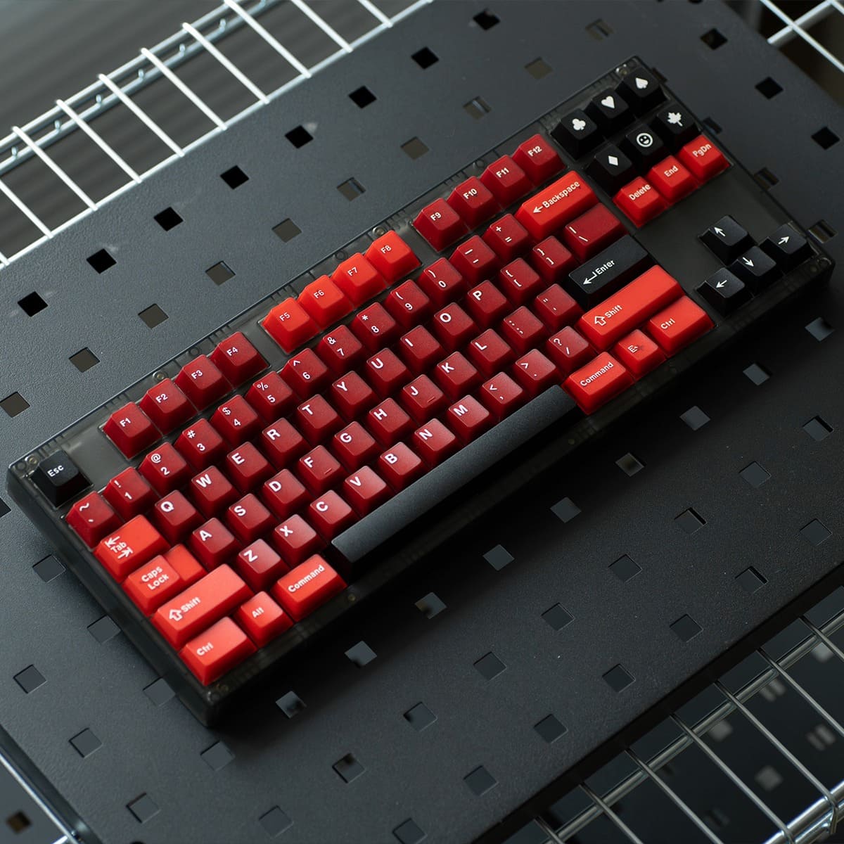 Keycap Cherry Bordeaux PC + PBT Mintcaps