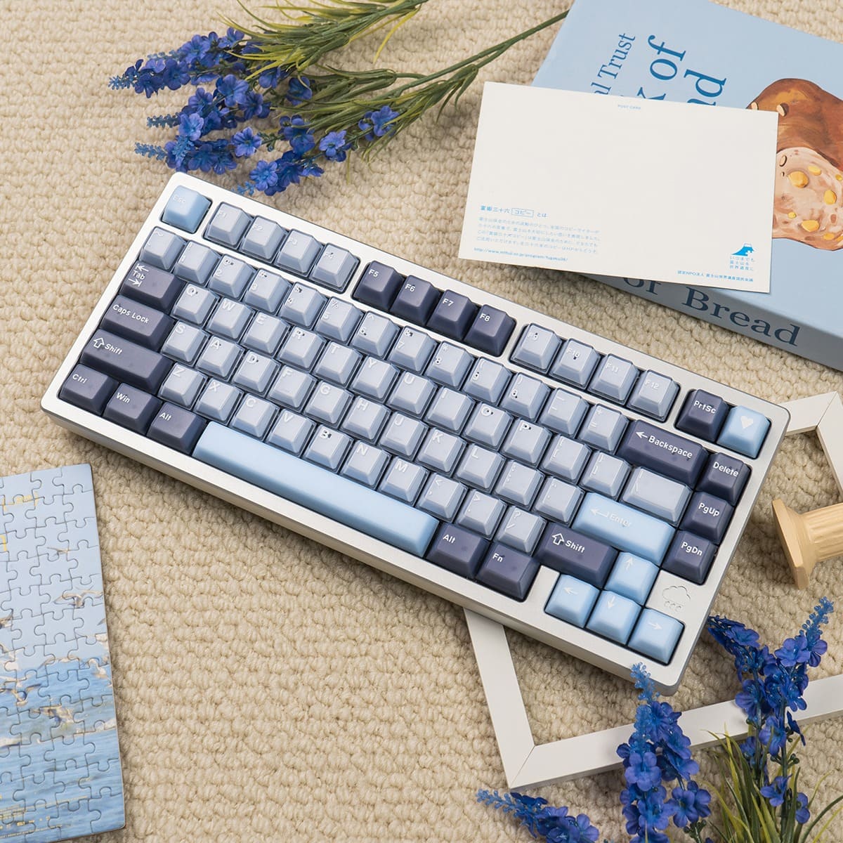Keycap Cherry Bubble PC + PBT Mintcaps