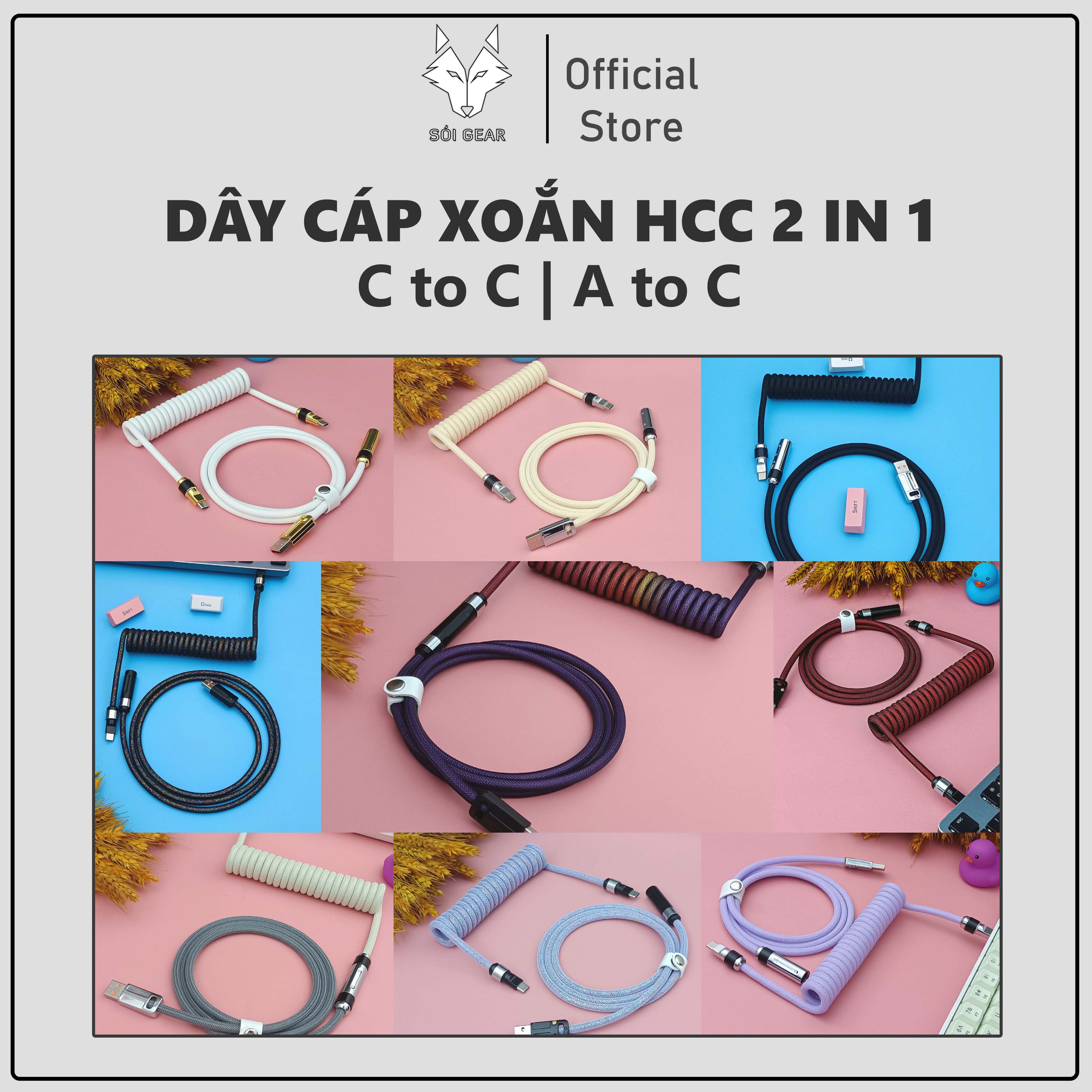 Dây cáp xoắn HCC 2in1
