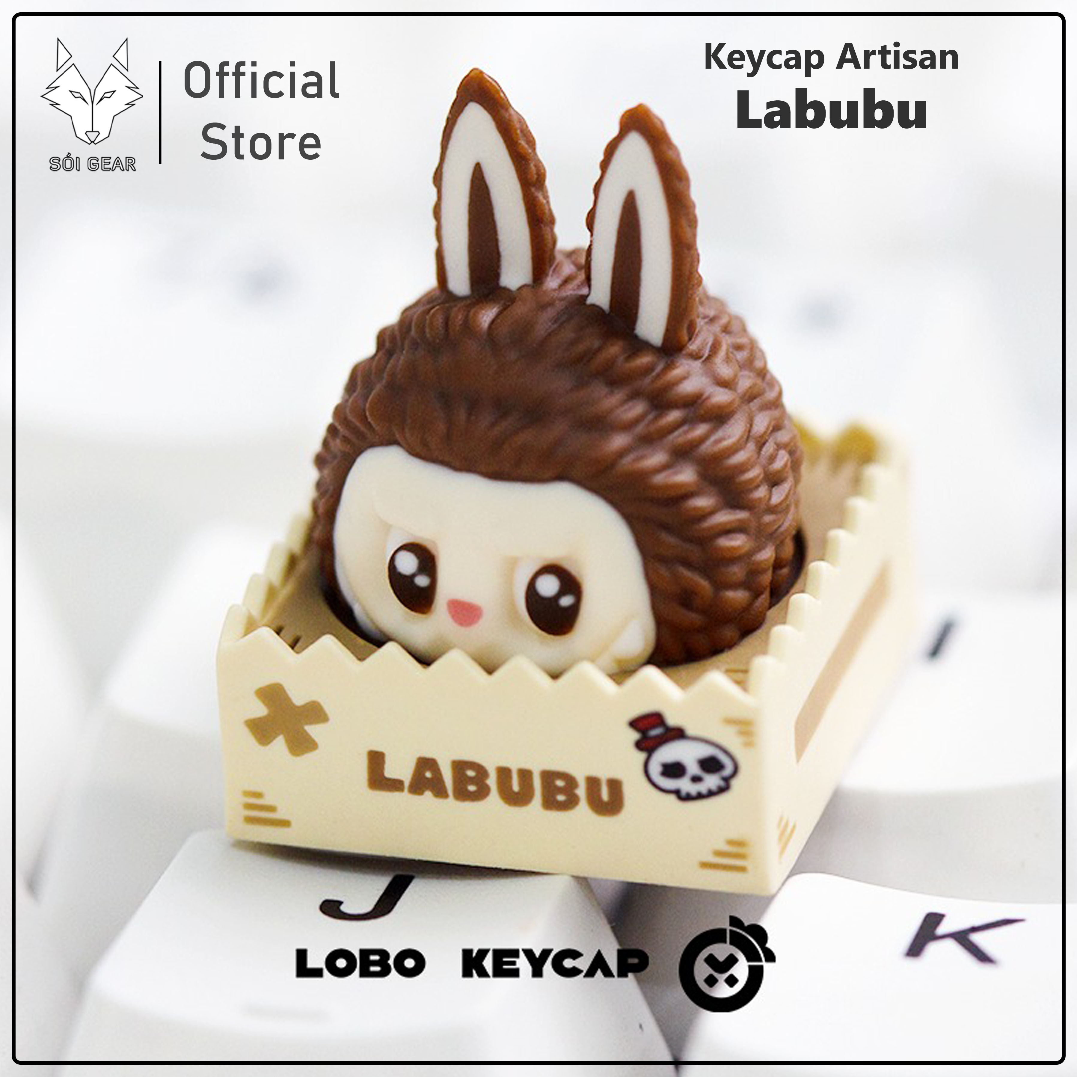 Keycap Artisan Lobo Labubu