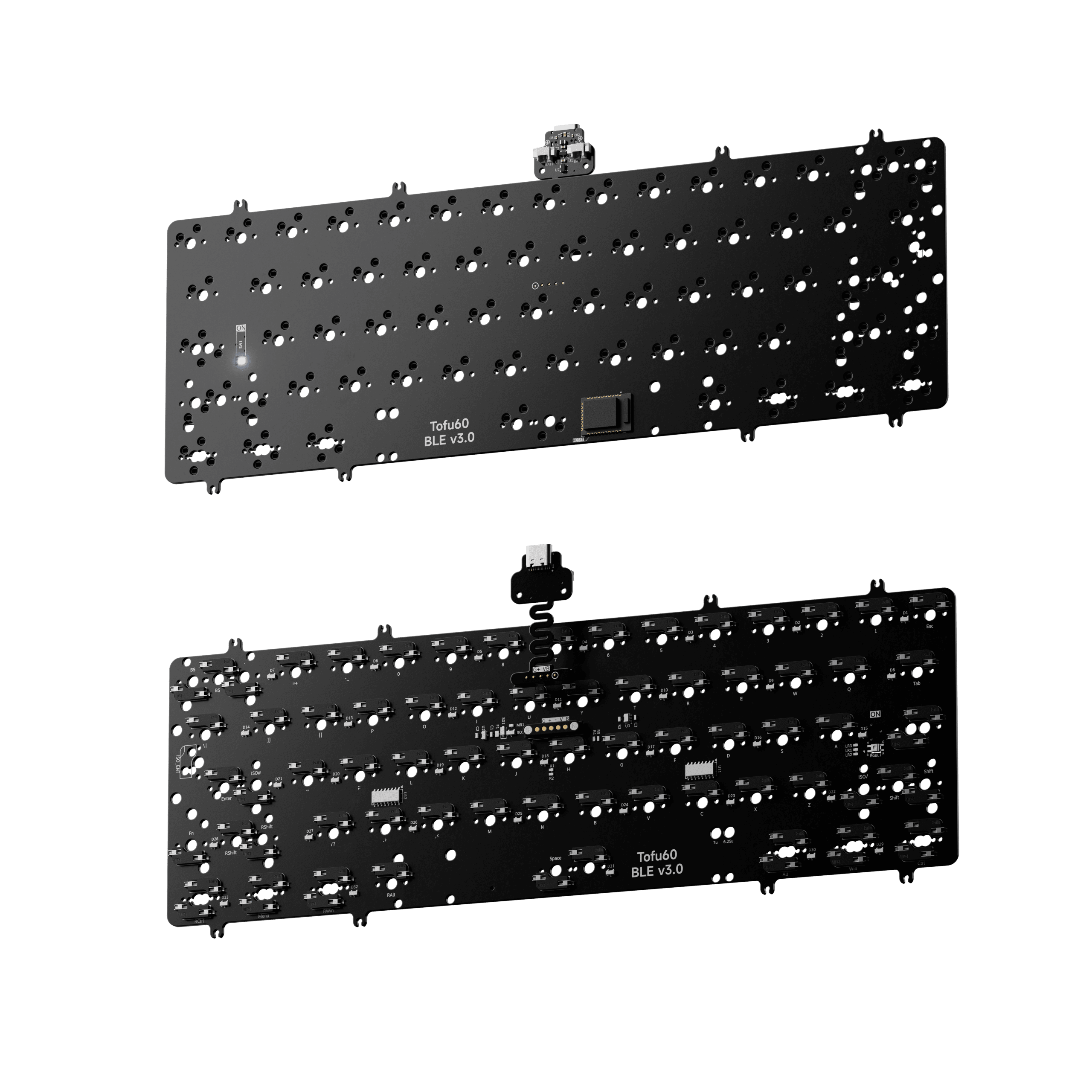 [GB] KIT bàn phím Tofu60 3.0 | WEIGHT | PCB | PLATE | FOAM