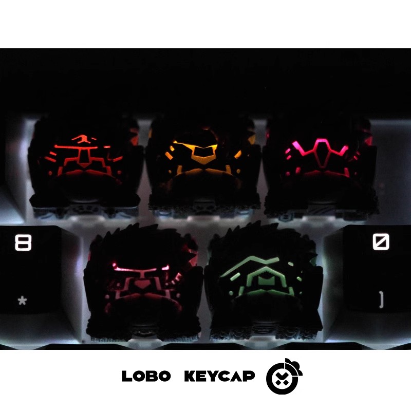 Keycap Lobo Artisan Aquilek Xuyên led
