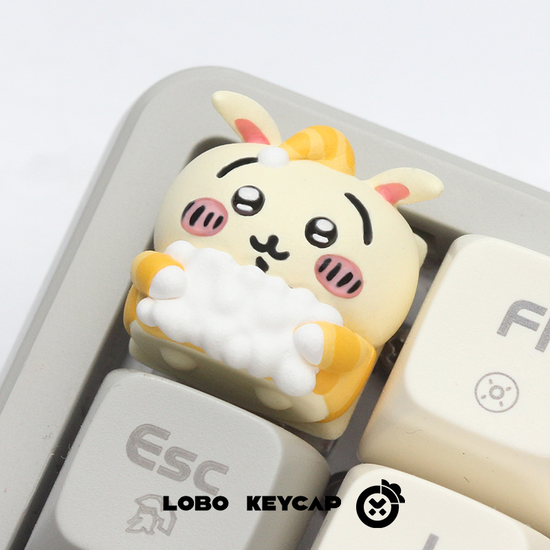 Keycap Lobo Artisan Chiikawa Pijama