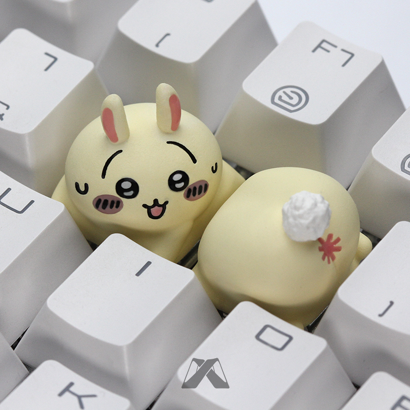 Keycap Lobo Artisan Chiikawa cong đuôi