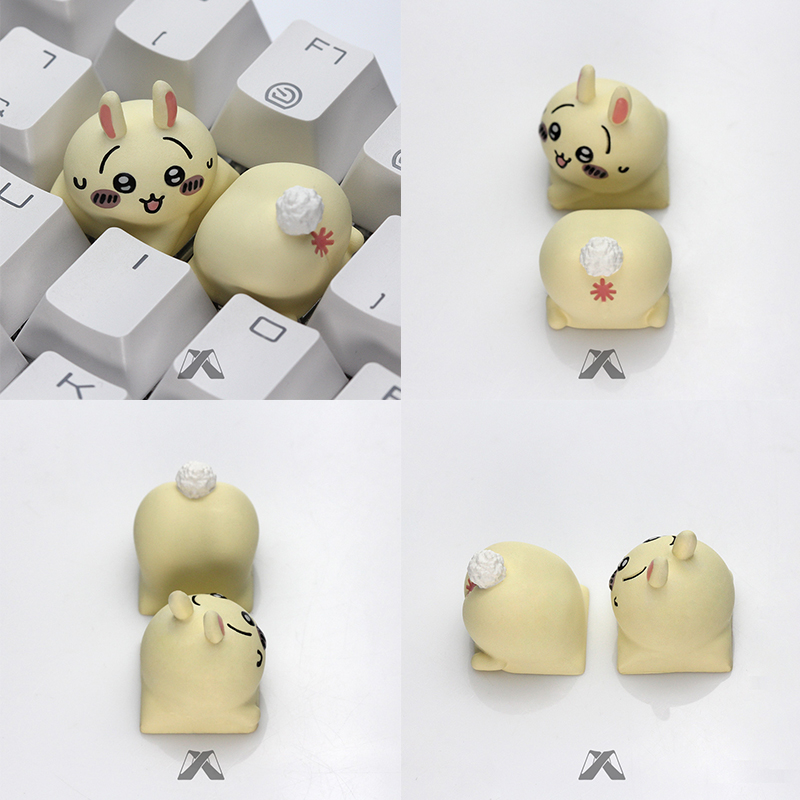 Keycap Lobo Artisan Chiikawa cong đuôi