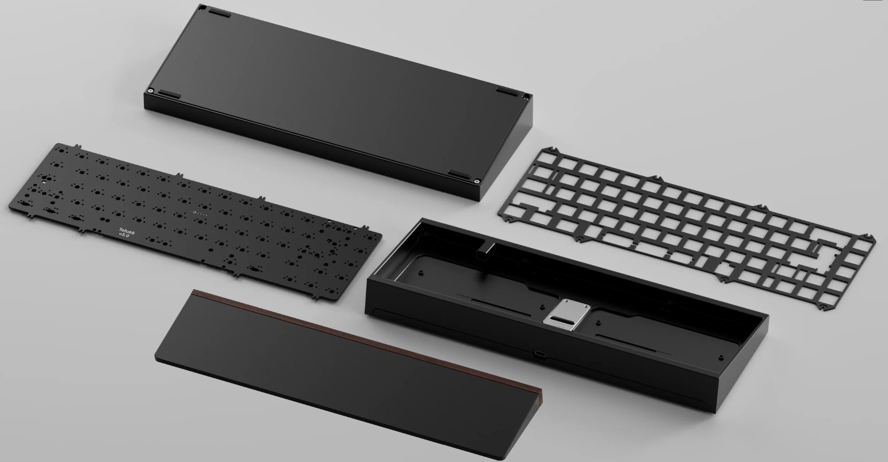 [GB] KIT bàn phím TOFU65 3.0 - Custom Color Edition | Wrist Rest ( kê tay )