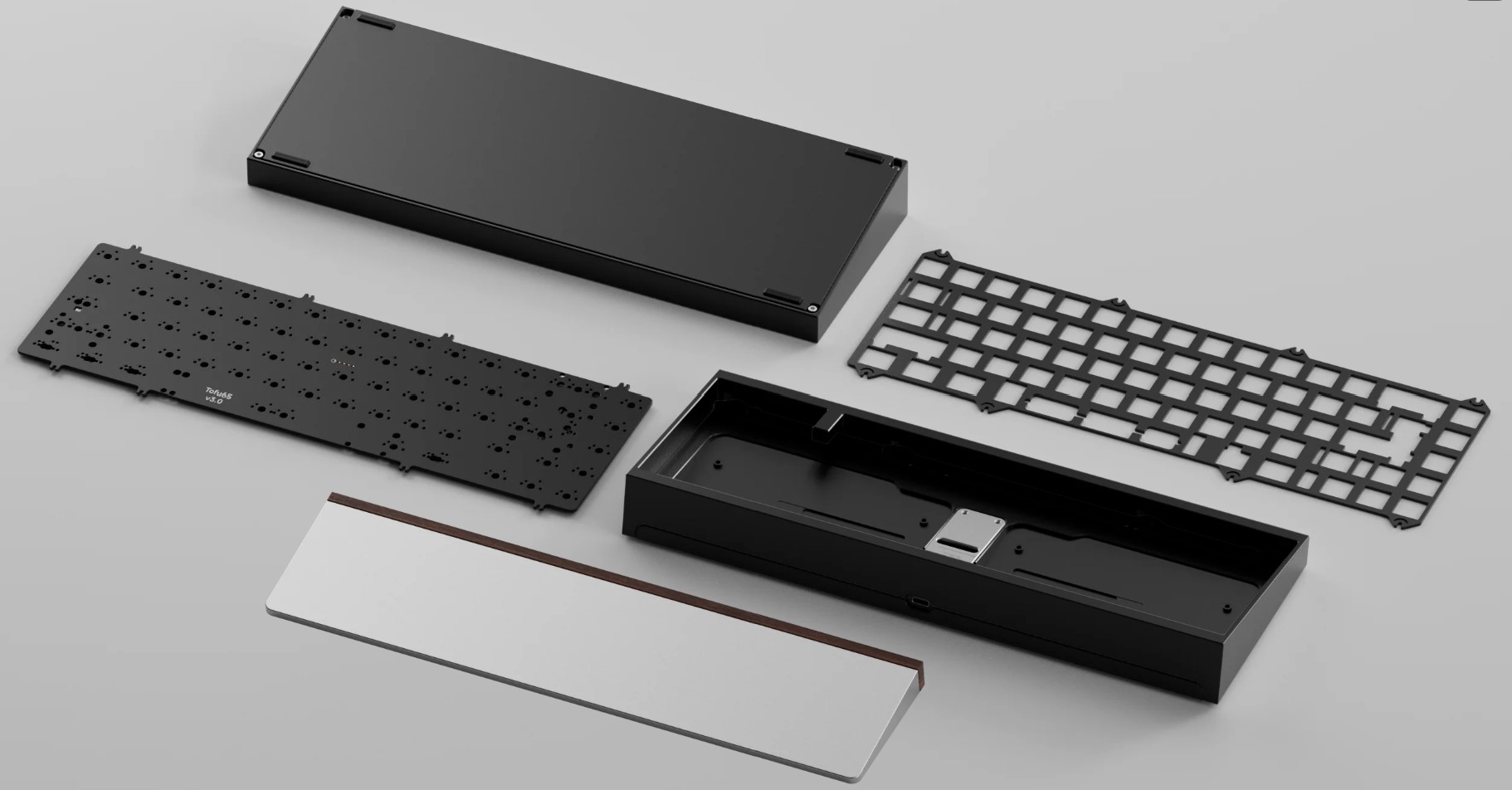 [GB] KIT bàn phím TOFU65 3.0 |  Wrist Rest ( kê tay )
