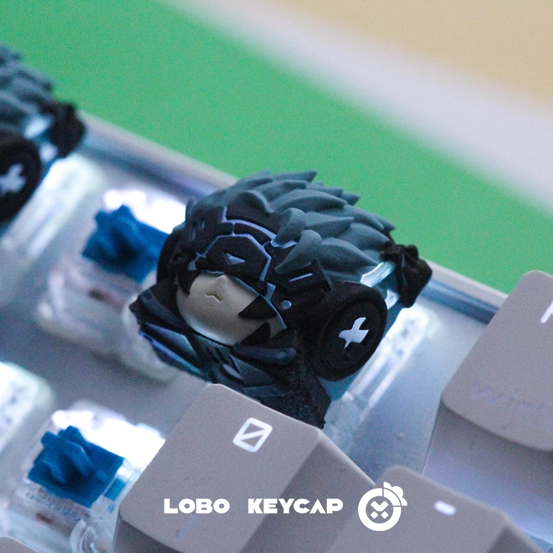 Keycap Lobo Artisan Aquilek Xuyên led