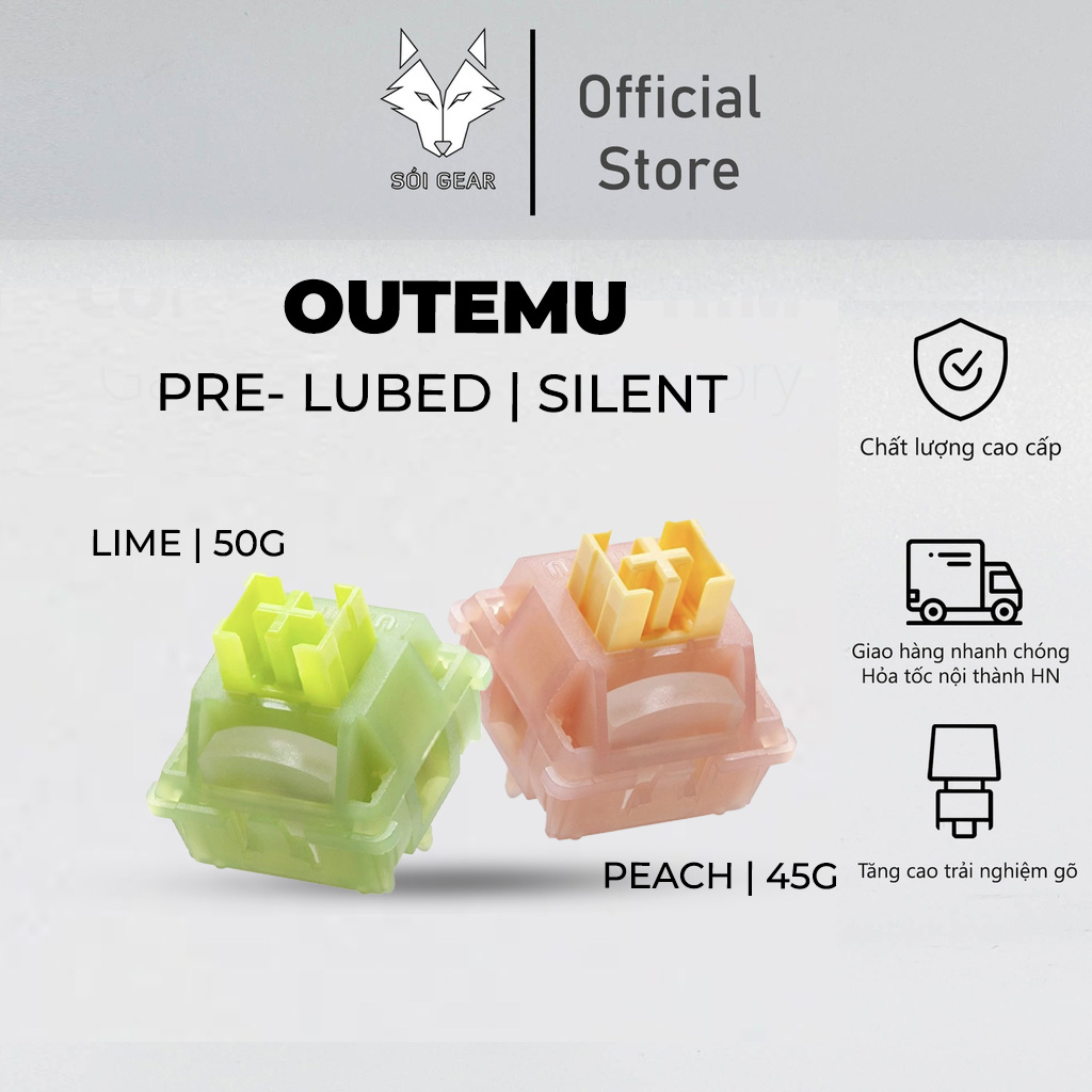 Switch Outemu Silent Linear/Tactile