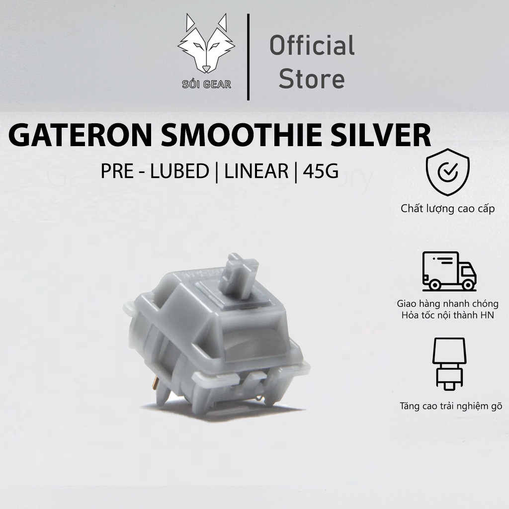 Switch Linear Gateron Smoothie Silver