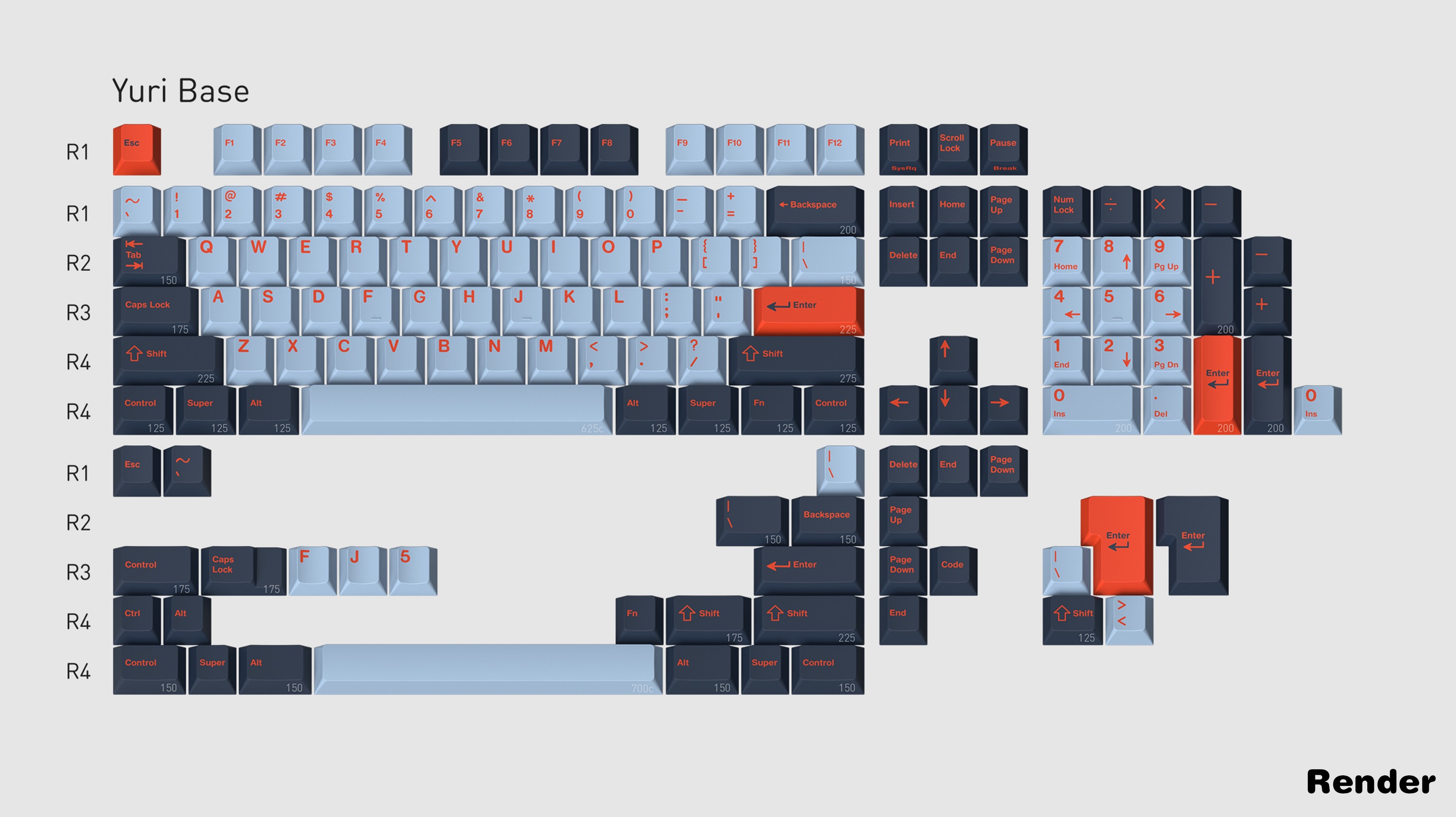 Keycap Cherry GMK YURI R2