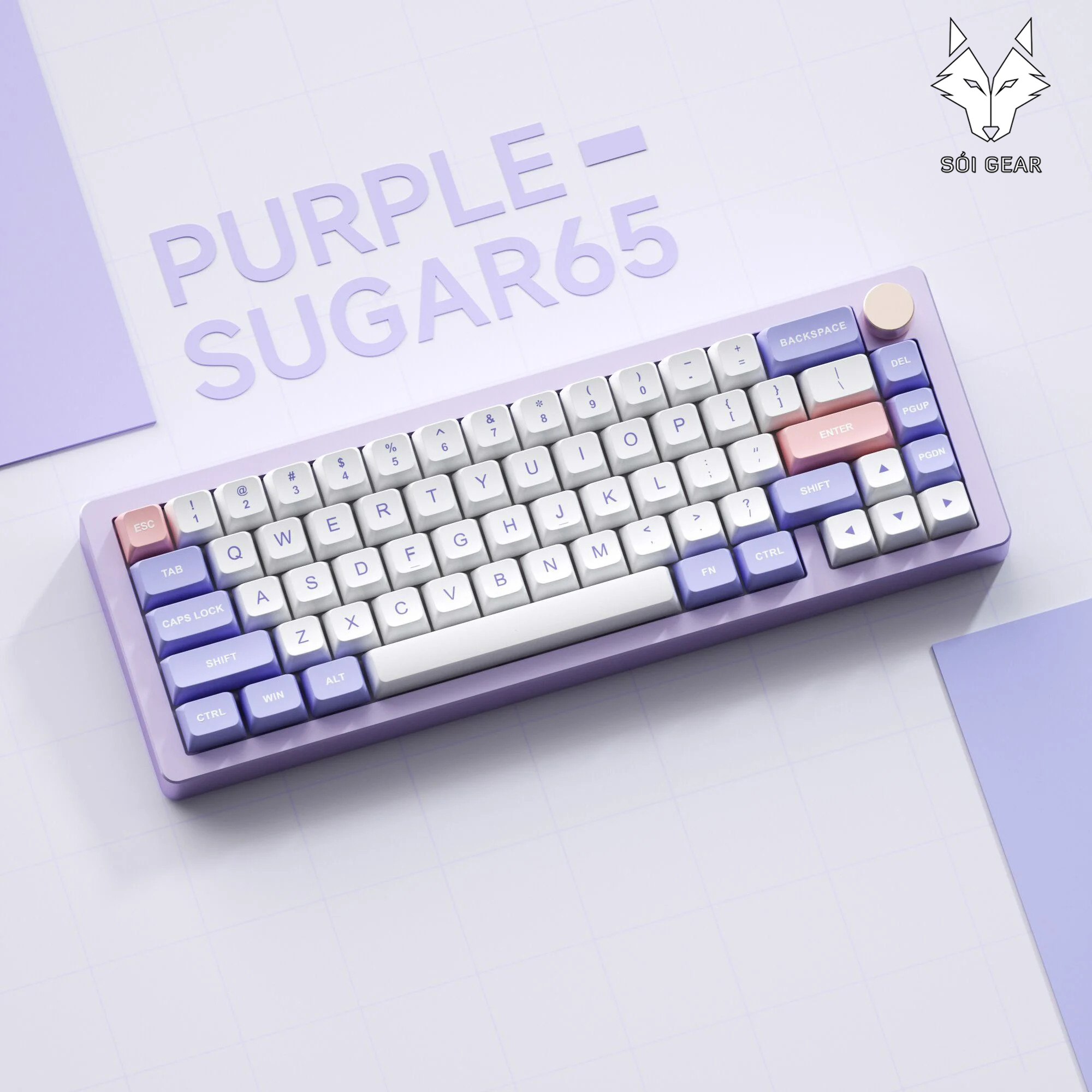 [In Stock] Plate cho Sugar65 Keyboard - Add-ons