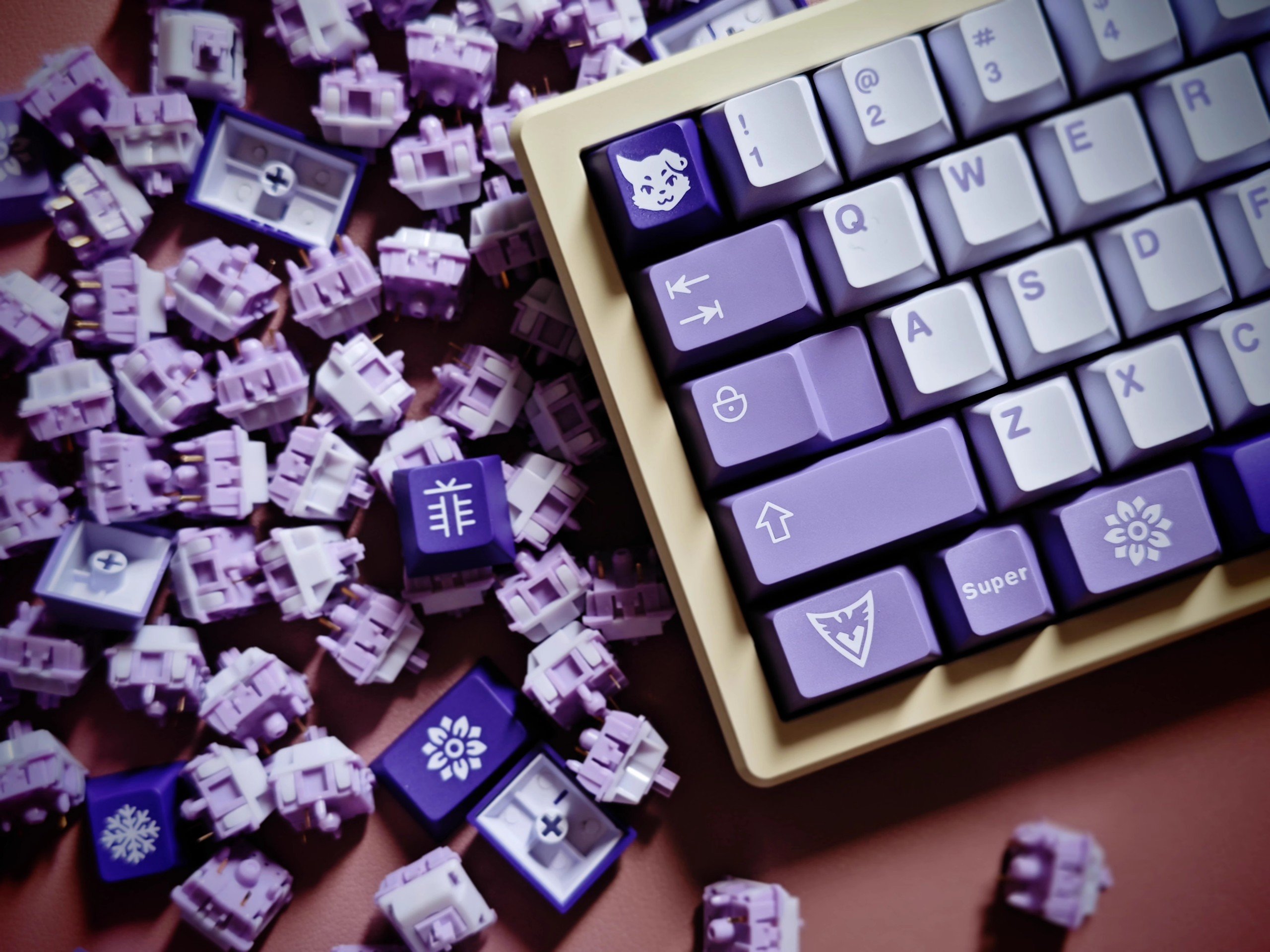 Keycap Cherry Aifei Frost Witch ABS Doubleshot