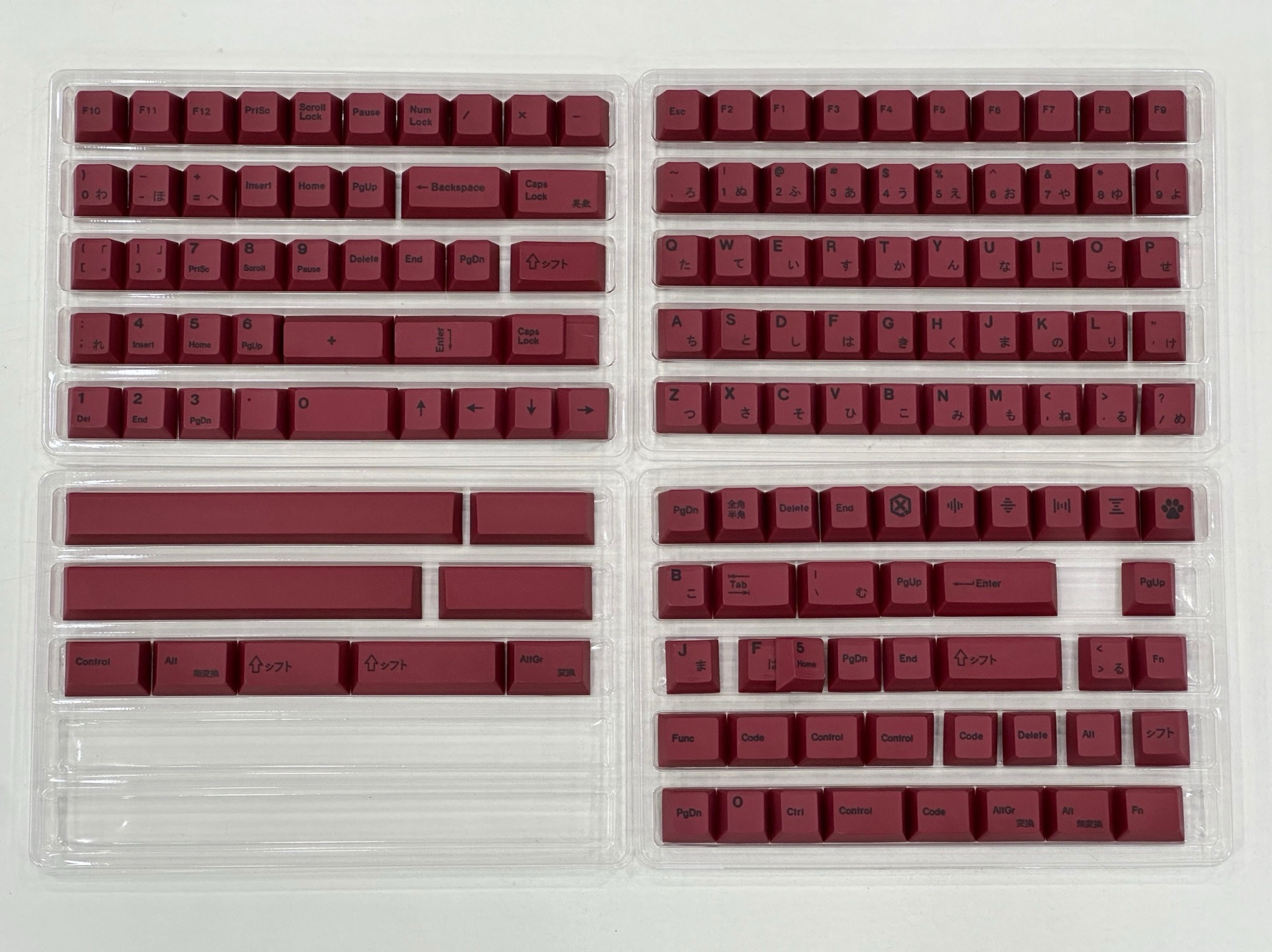 Keycap Mintcaps Cherry Minimalist Red PBT Dyesub