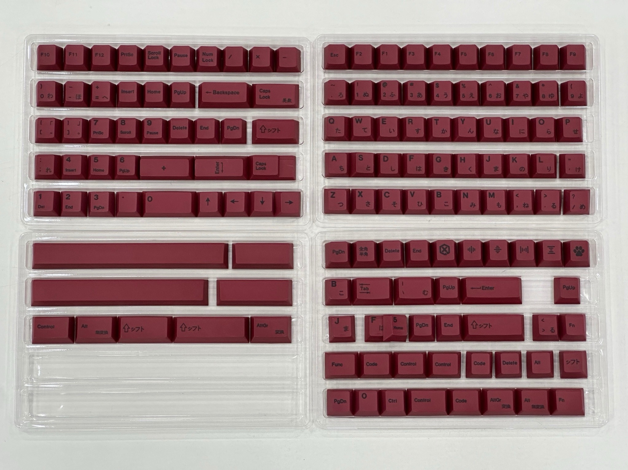 Keycap Cherry Minimalist Red PBT Dyesub