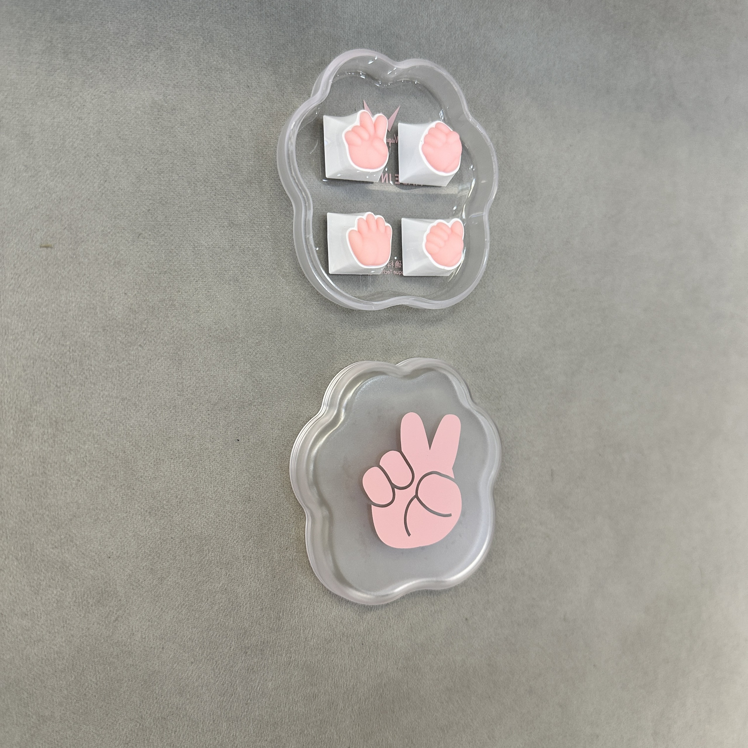 Keycap artisan Kéo/Búa/Bao