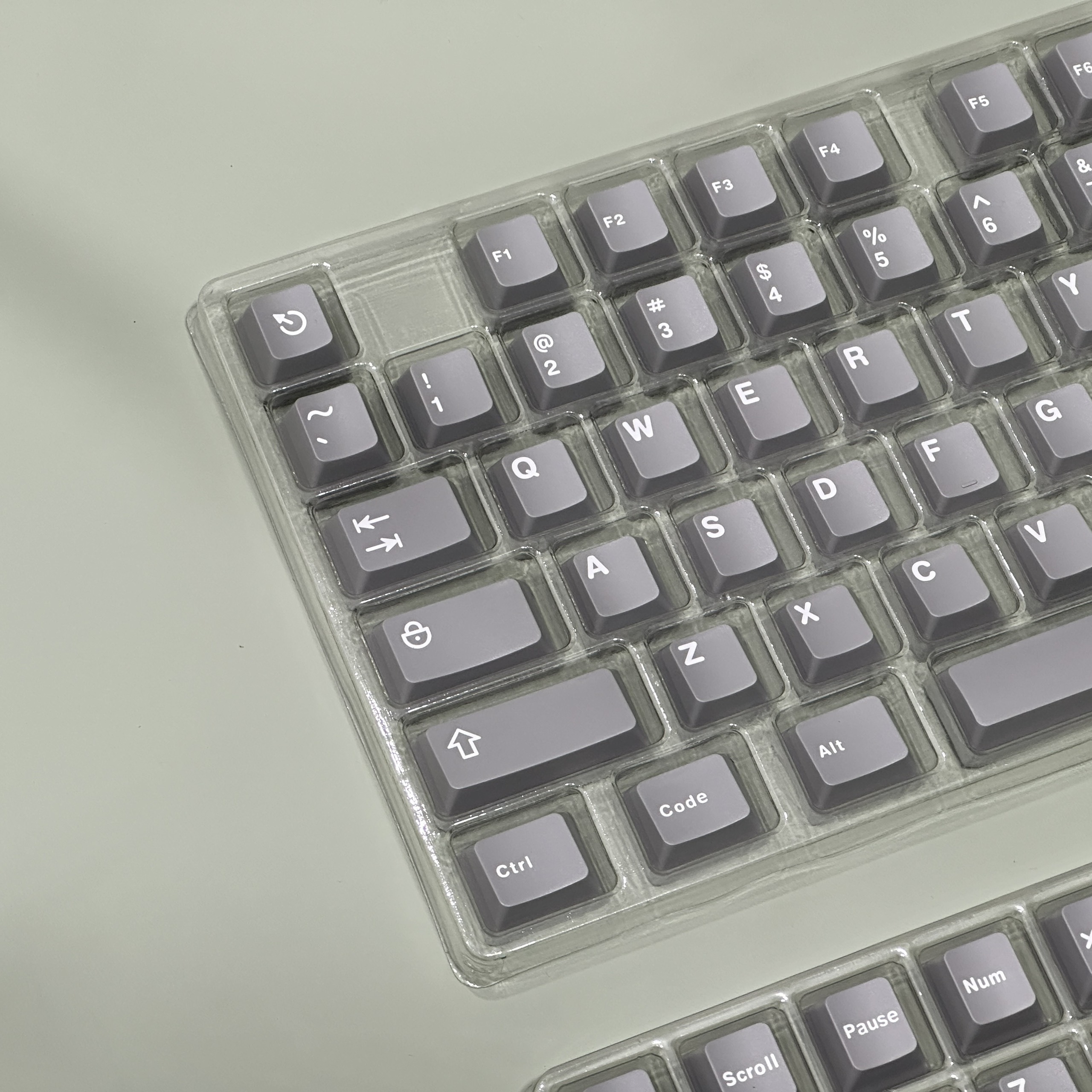 Keycap Cherry ABS Doubleshot Aifei Icon Modern Bean - Grey
