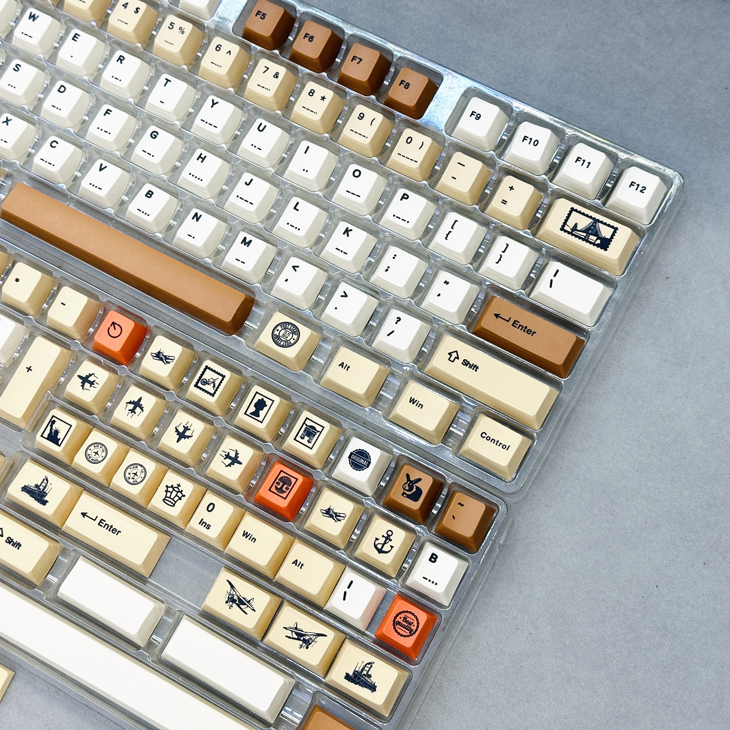 Keycap Mintcaps Cherry Retro Stamp PBT Dyesub