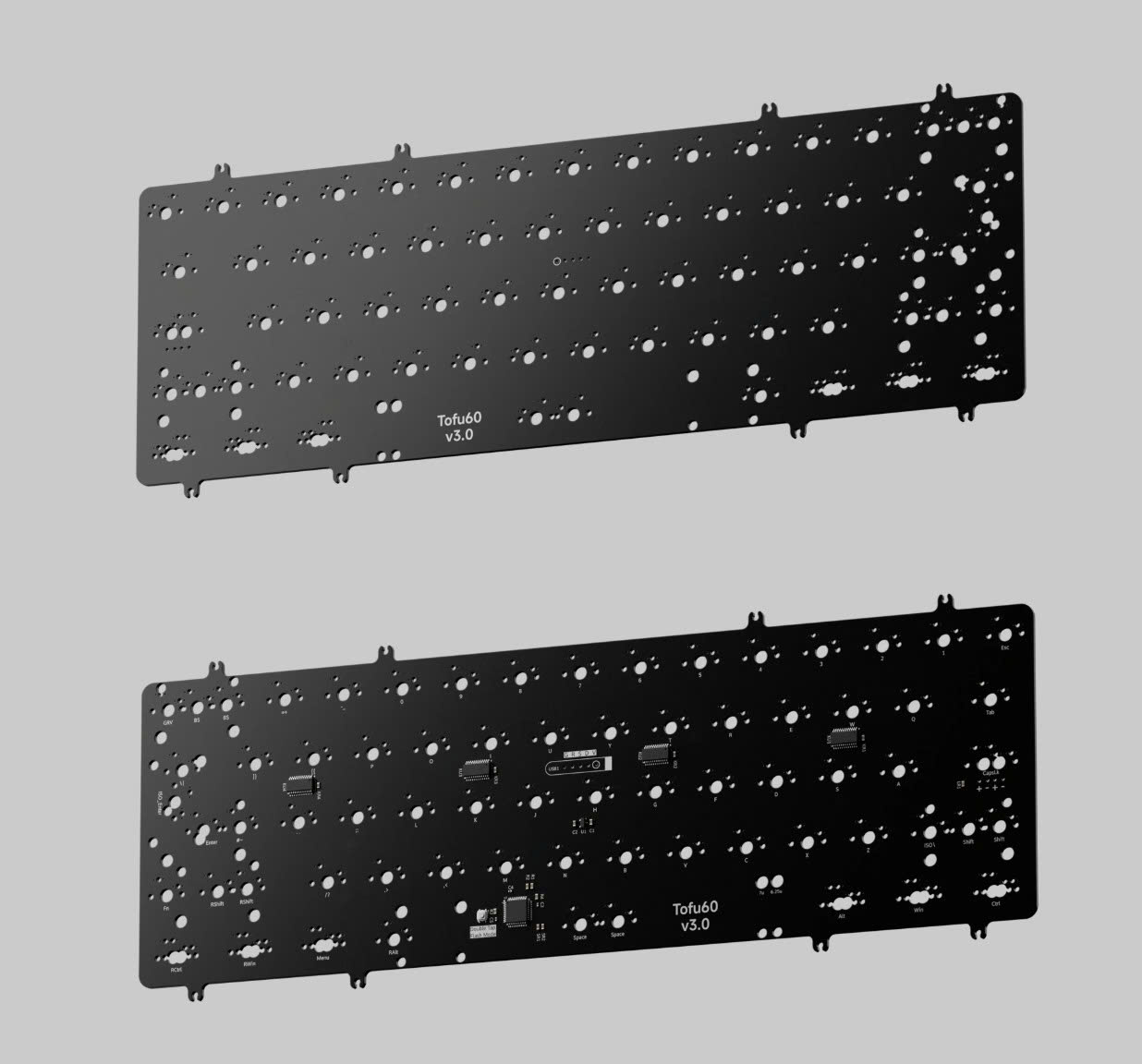 [GB] KIT bàn phím Tofu60 3.0 - Extra Parts