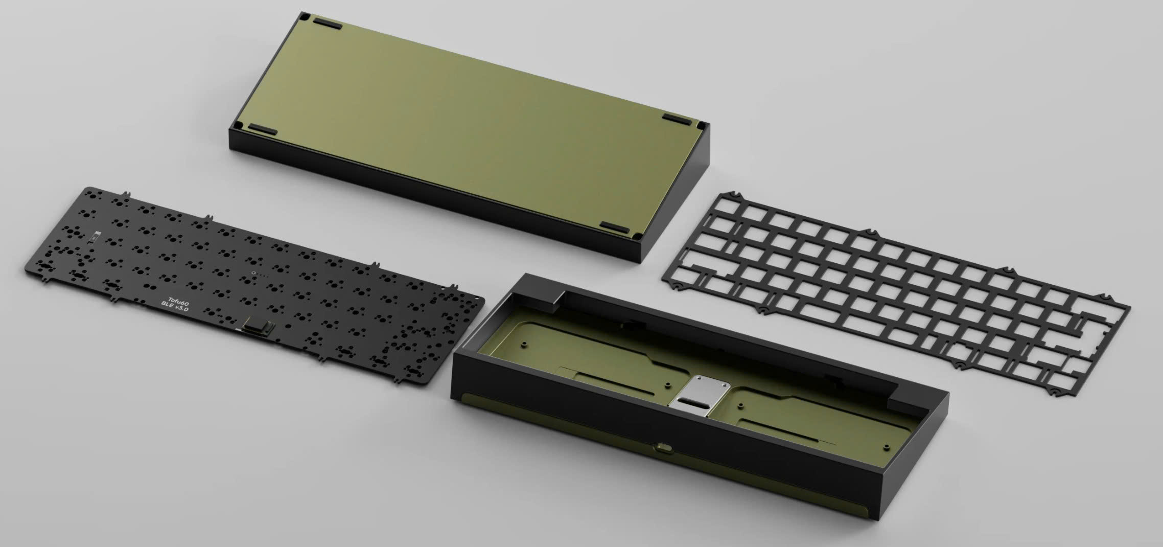 [GB] KIT bàn phím Tofu60 3.0 | BOT CASE