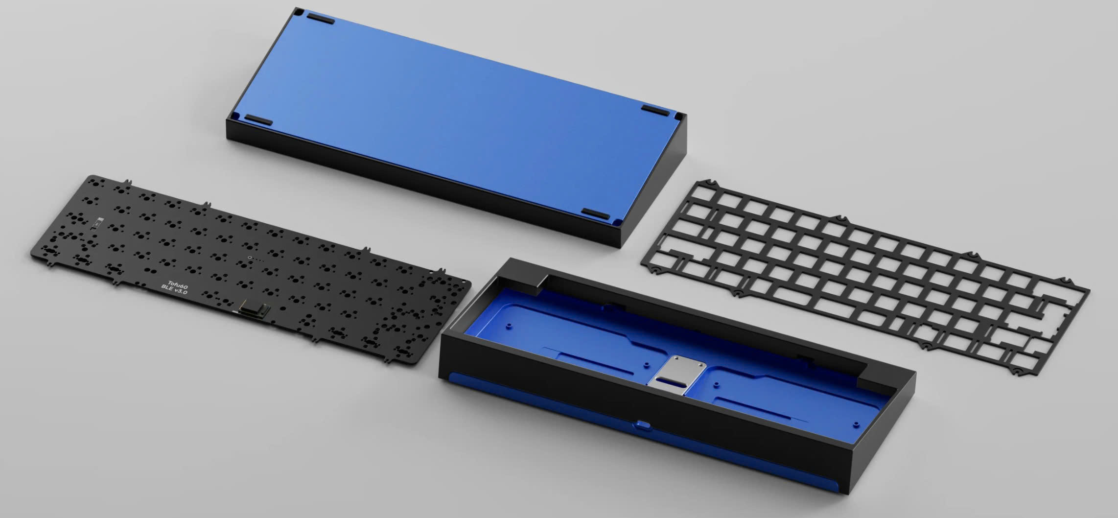 [GB] KIT bàn phím Tofu60 3.0 | BOT CASE