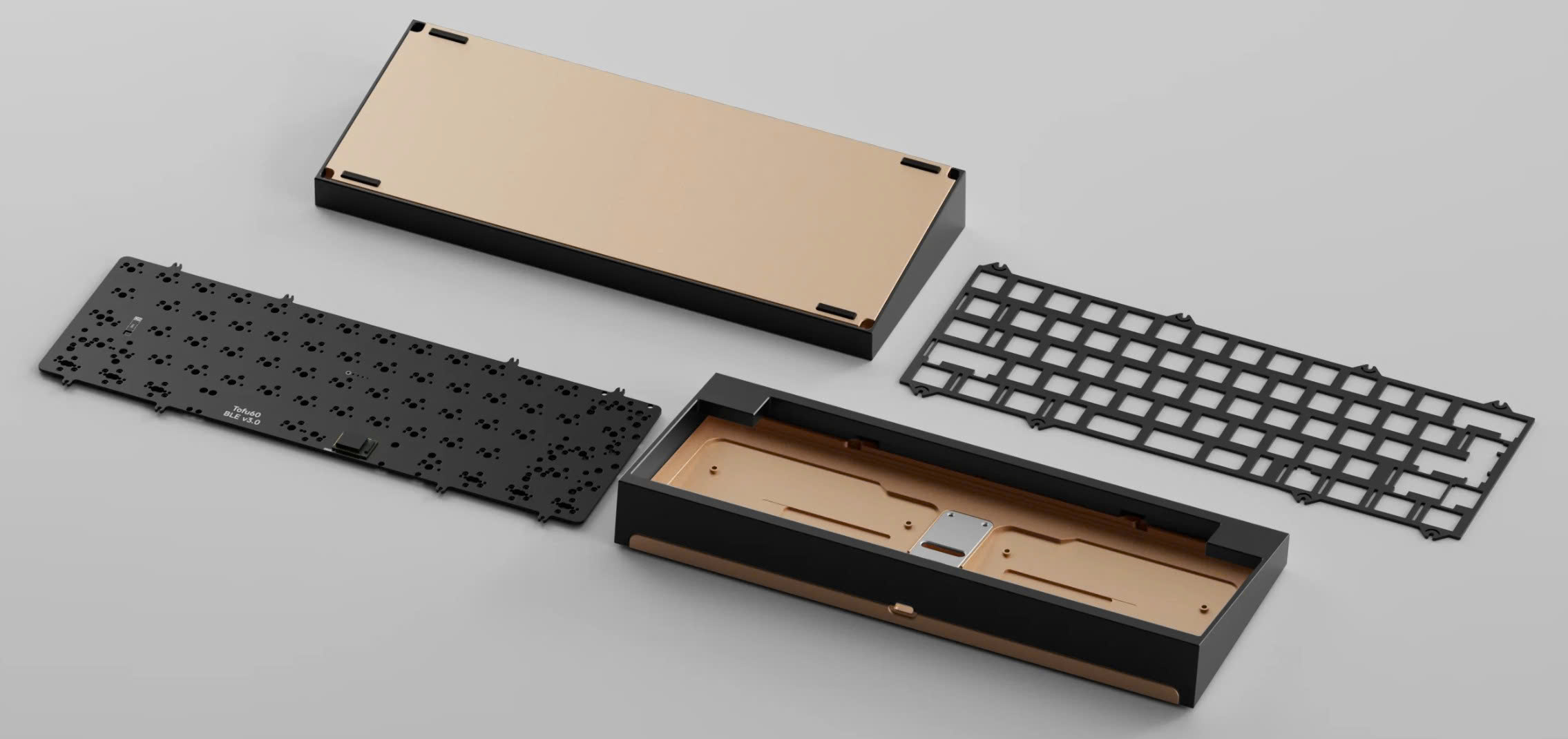 [GB] KIT bàn phím Tofu60 3.0 | BOT CASE