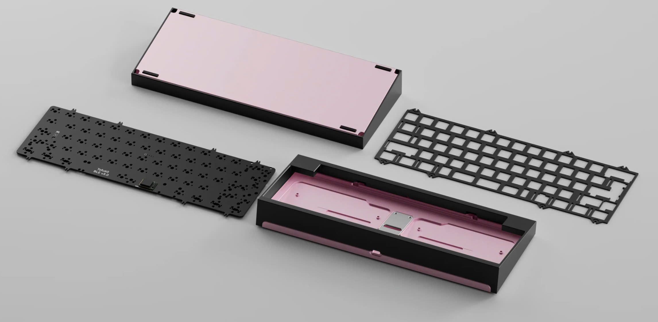 [GB] KIT bàn phím Tofu60 3.0 | BOT CASE